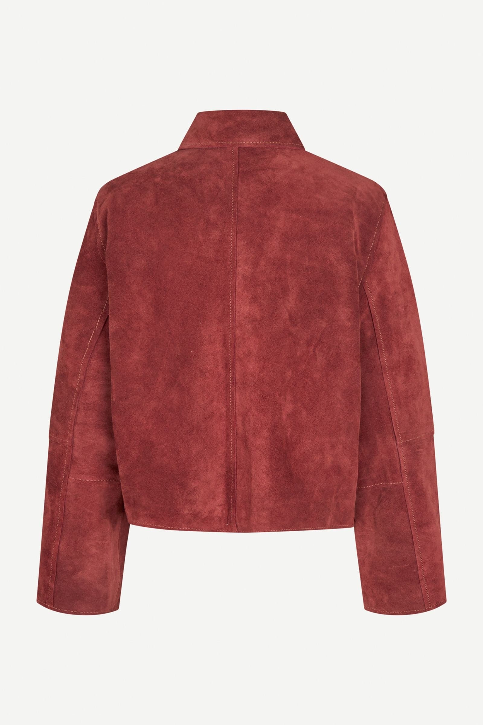 Salylo suede jacket 15927 FIRED BRICK