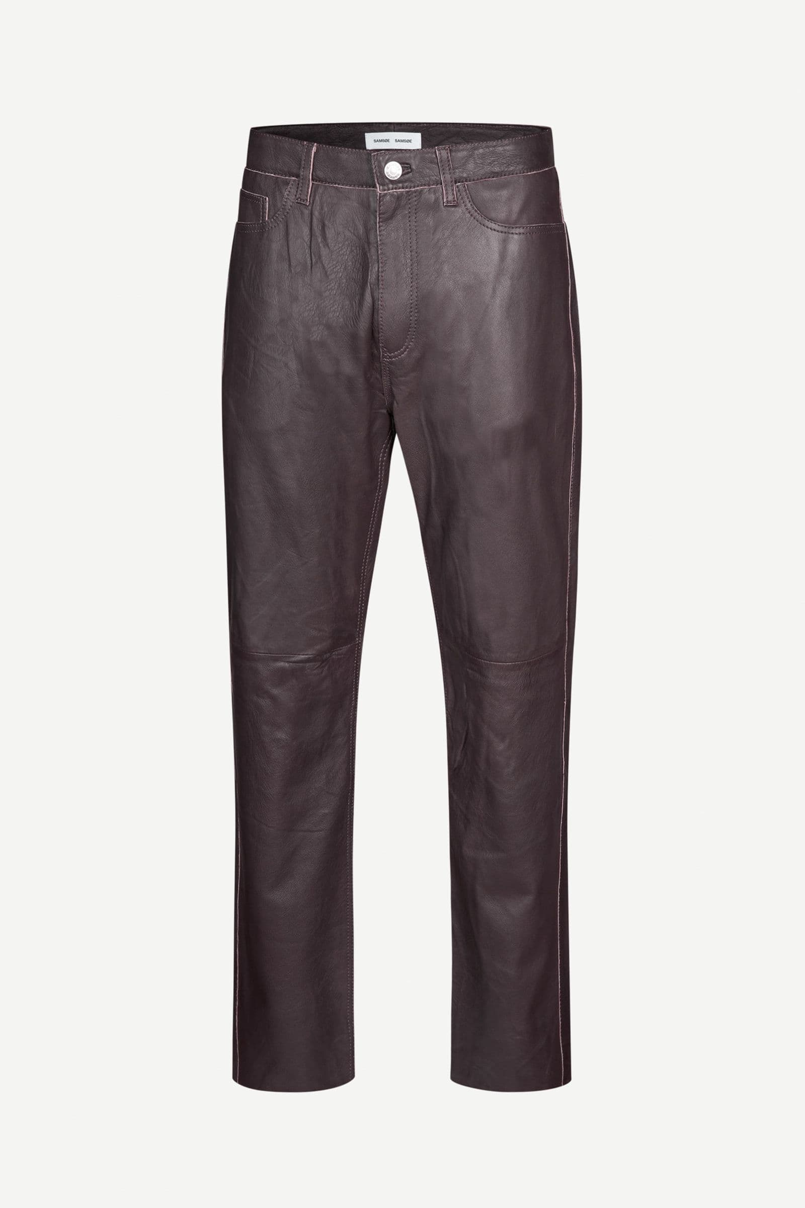 Saeddie leather trousers 16022 Black Olive
