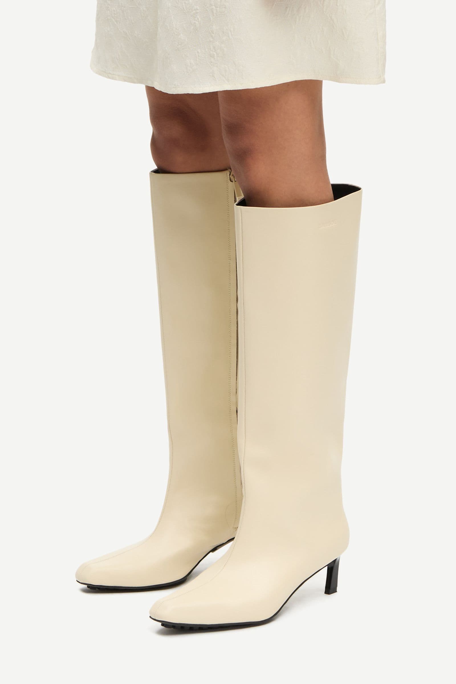 Samaj high boot treads 16009 Bone White