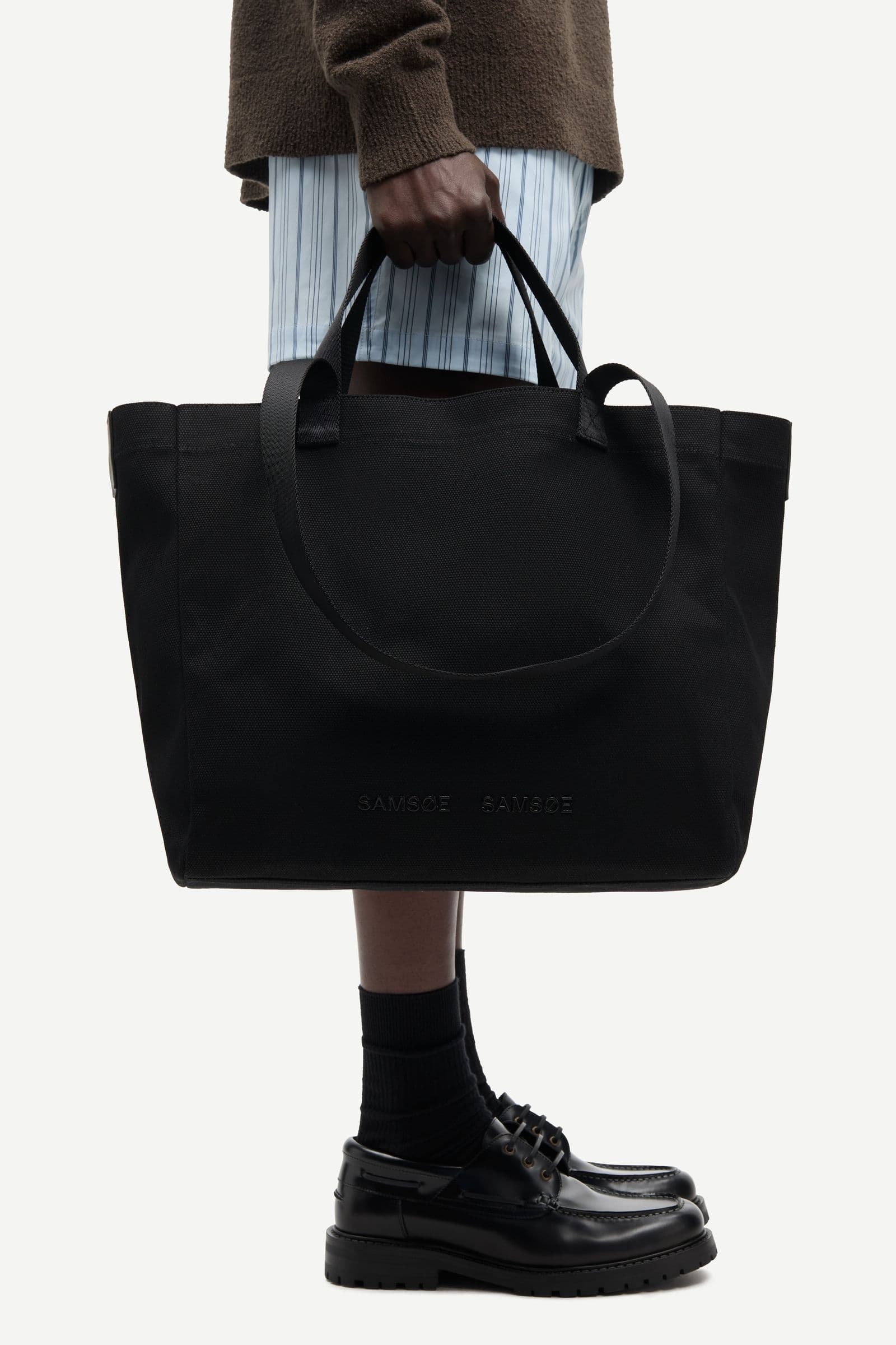 Saditte canvas tote 15947 Black
