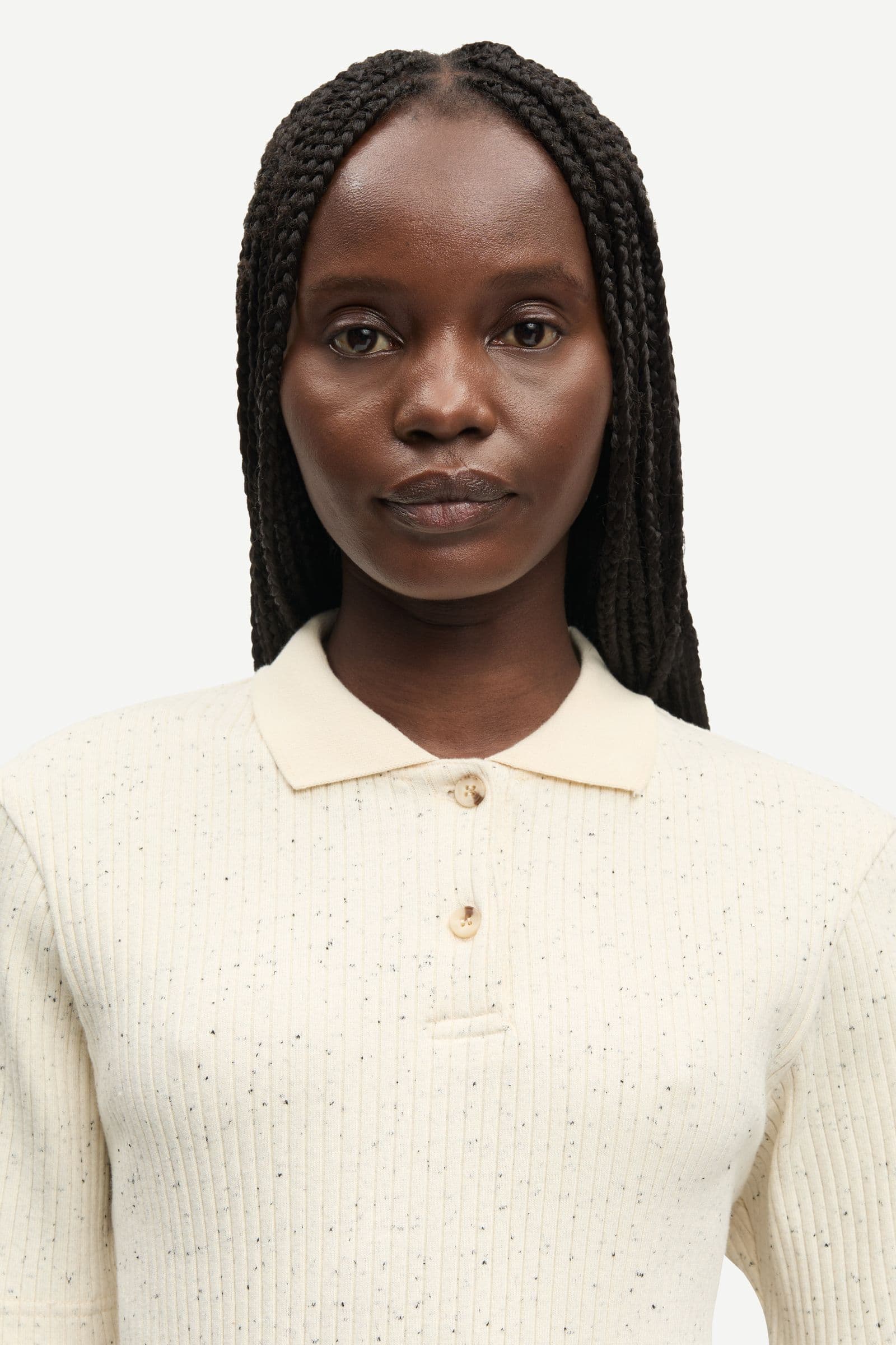 Sanell polo dress 15903 Egret mel.