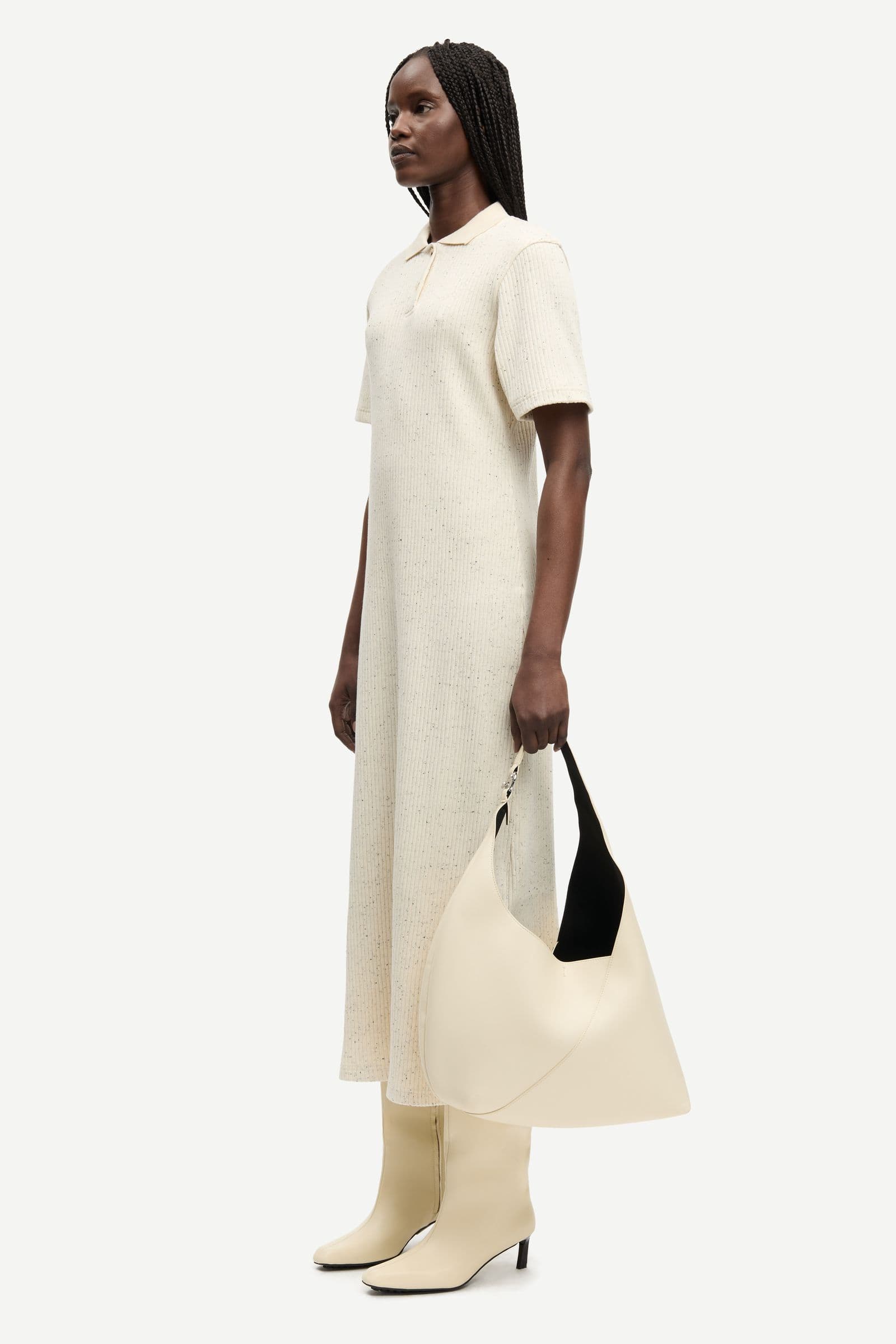 Sanell polo dress 15903 Egret mel.