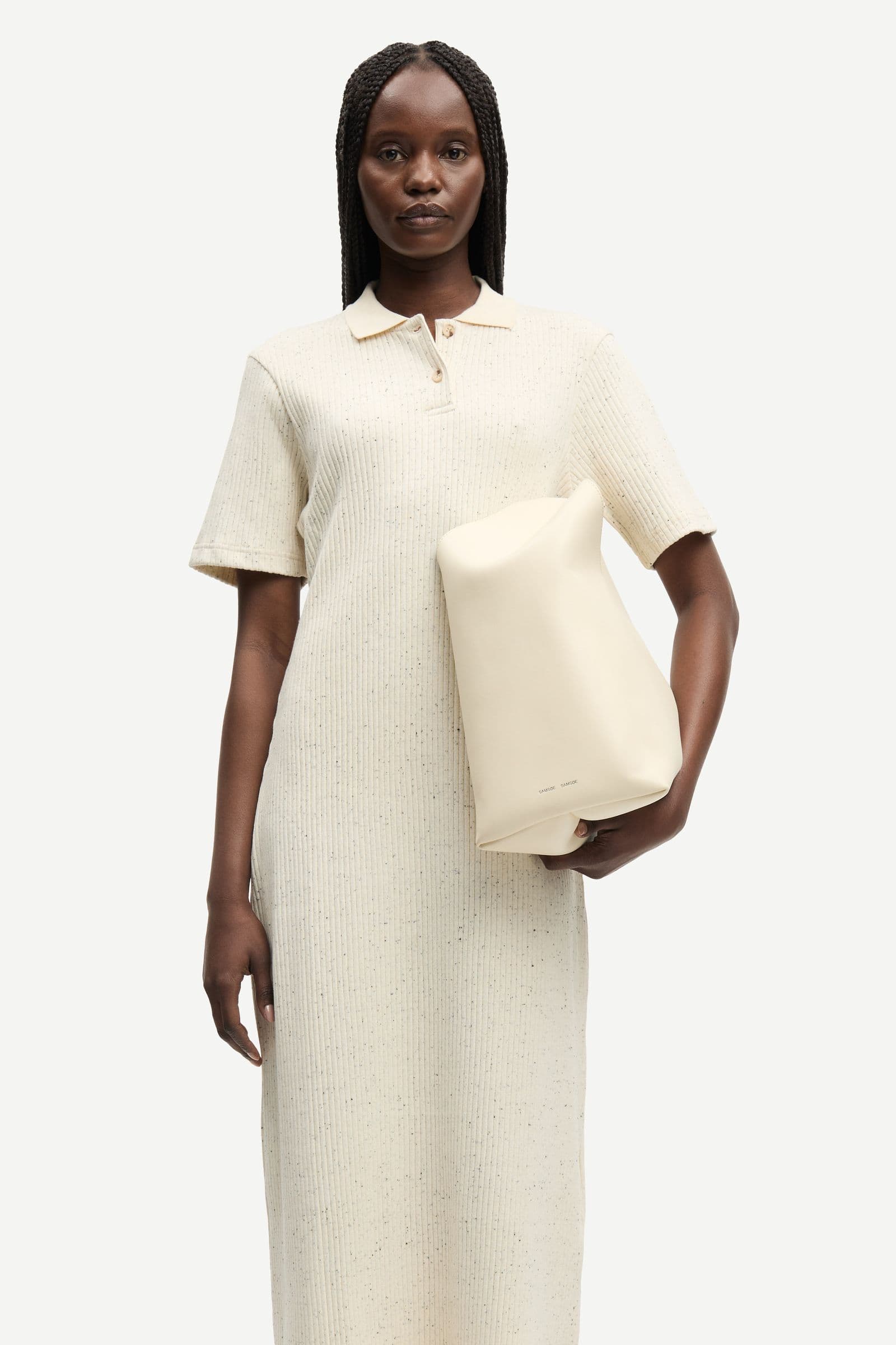 Sanell polo dress 15903 Egret mel.