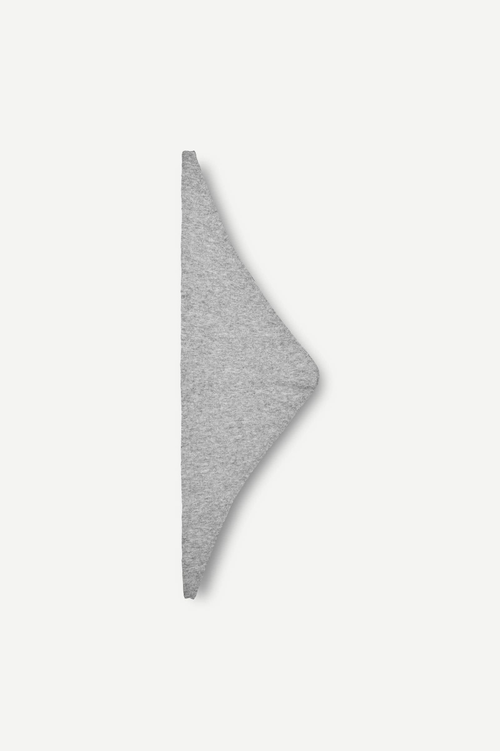 Sanor triangle scarf 7355 Grey mel.