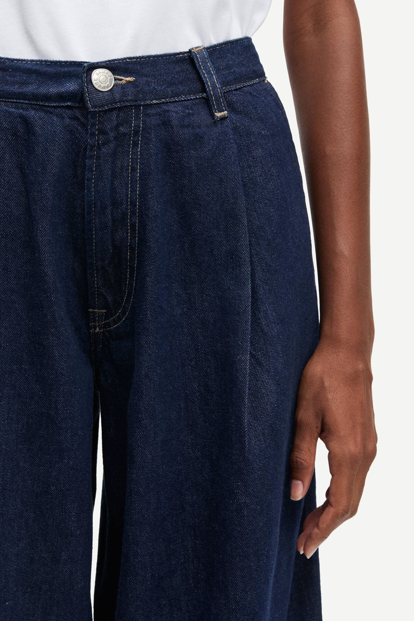 Saharper pleat jeans 16014 Soft denim