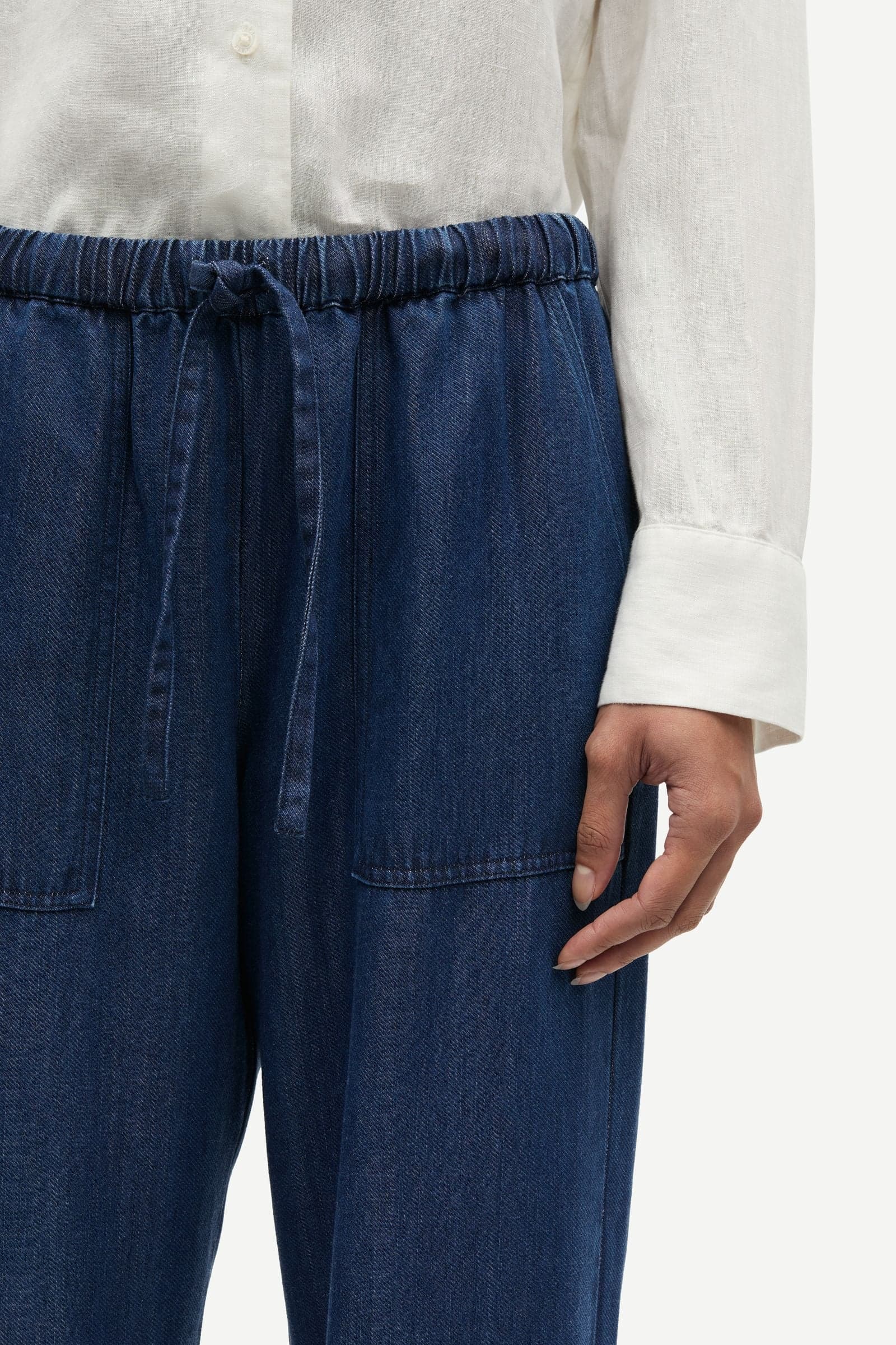 Sahoysas trousers 16094 Washed denim