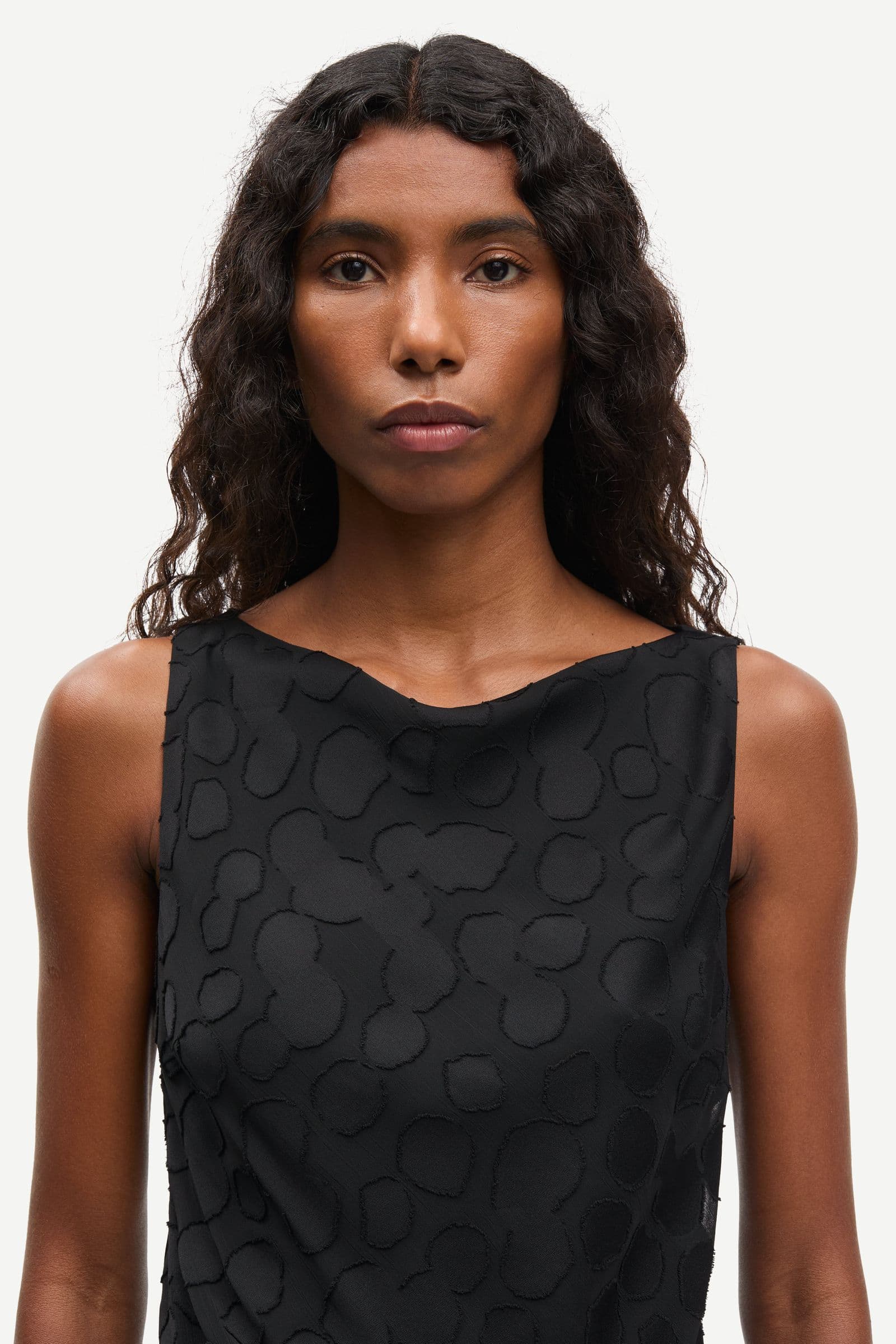 Satina short dress 16061 Black