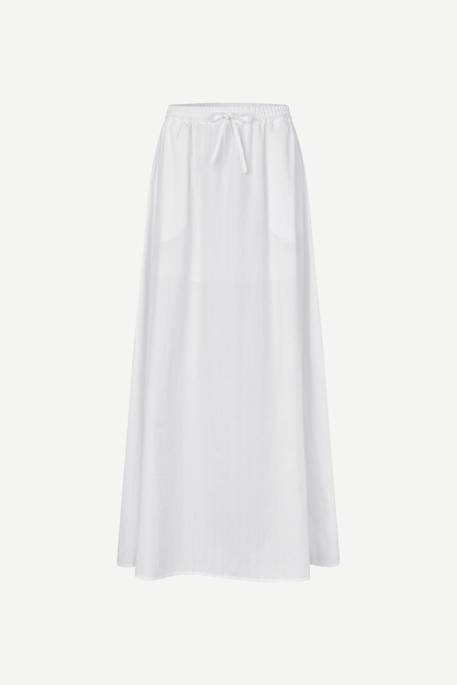 Satina maxi skirt 15904 White