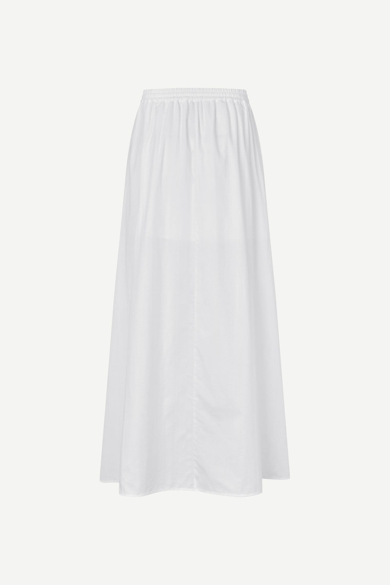 Satina maxi skirt 15904 White