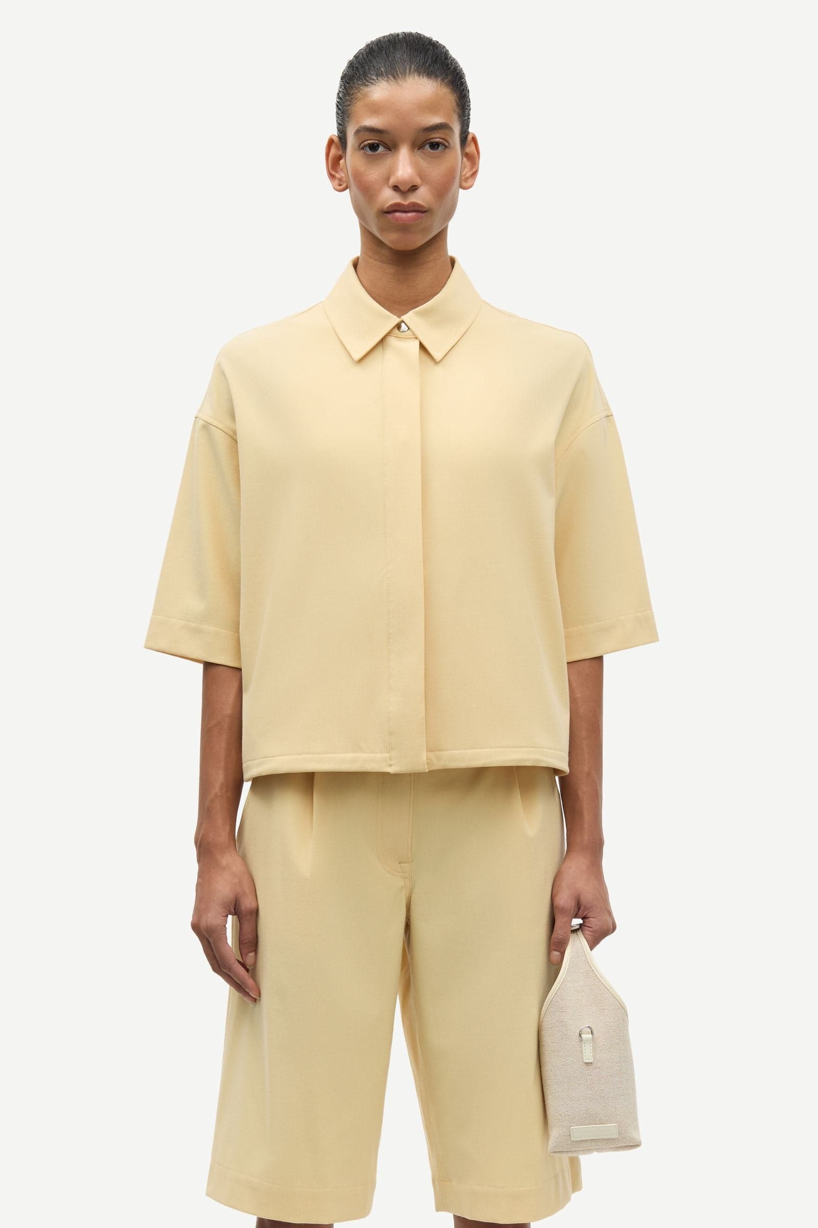 Salulu ss shirt 16054 STRAW