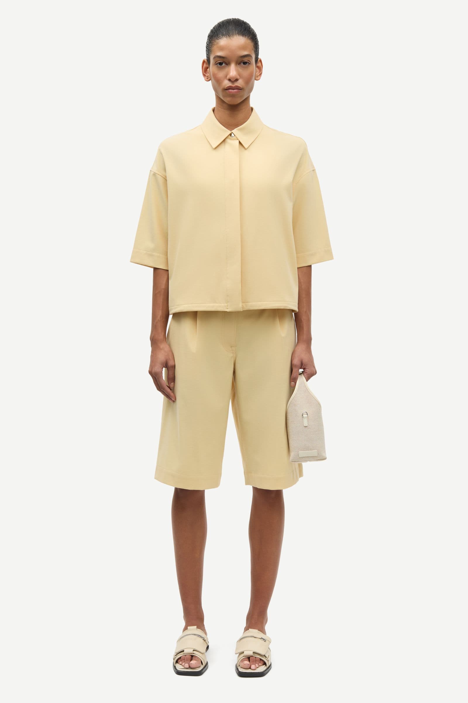 Salulu ss shirt 16054 STRAW