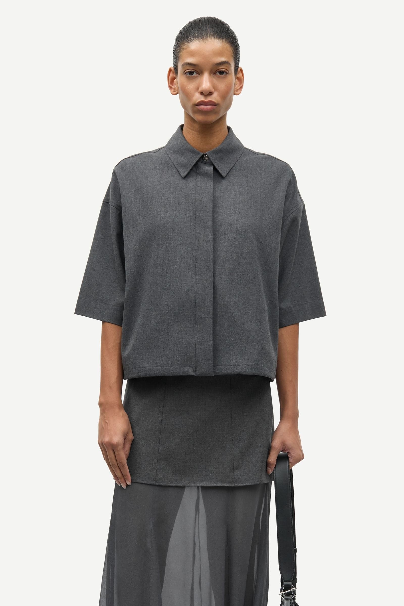 Salulu ss shirt 16054 Ombre Blue