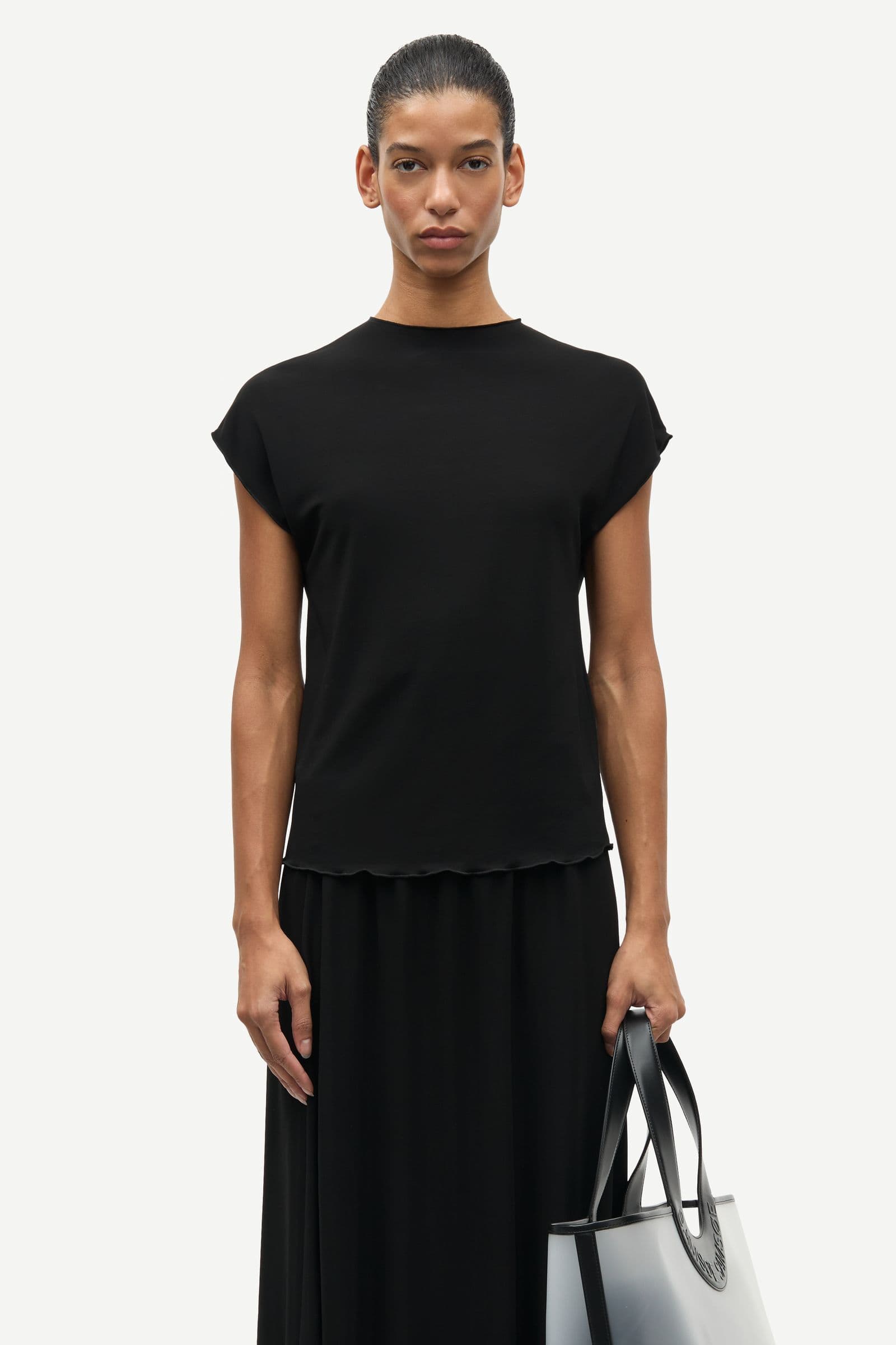 Saumi top 16113 Black