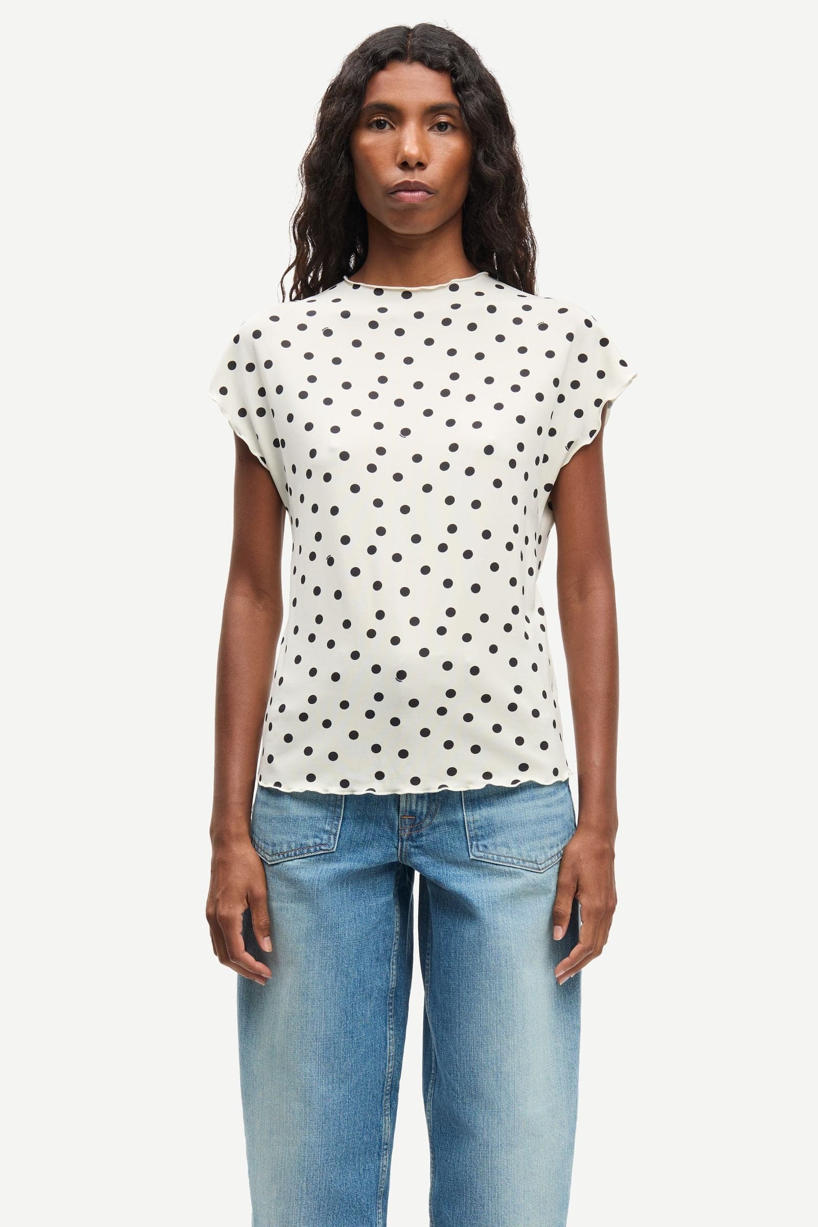 Saumi top 16113 Drifting Dots Egret