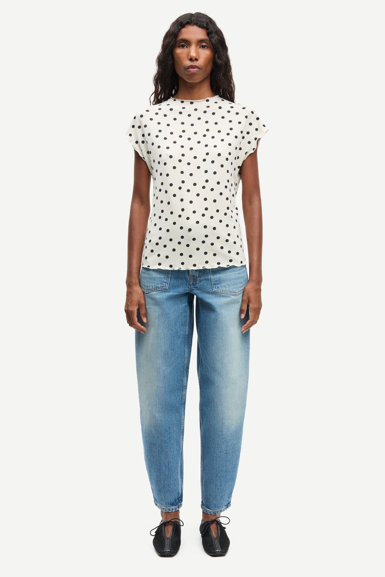 Saumi top 16113 Drifting Dots Egret