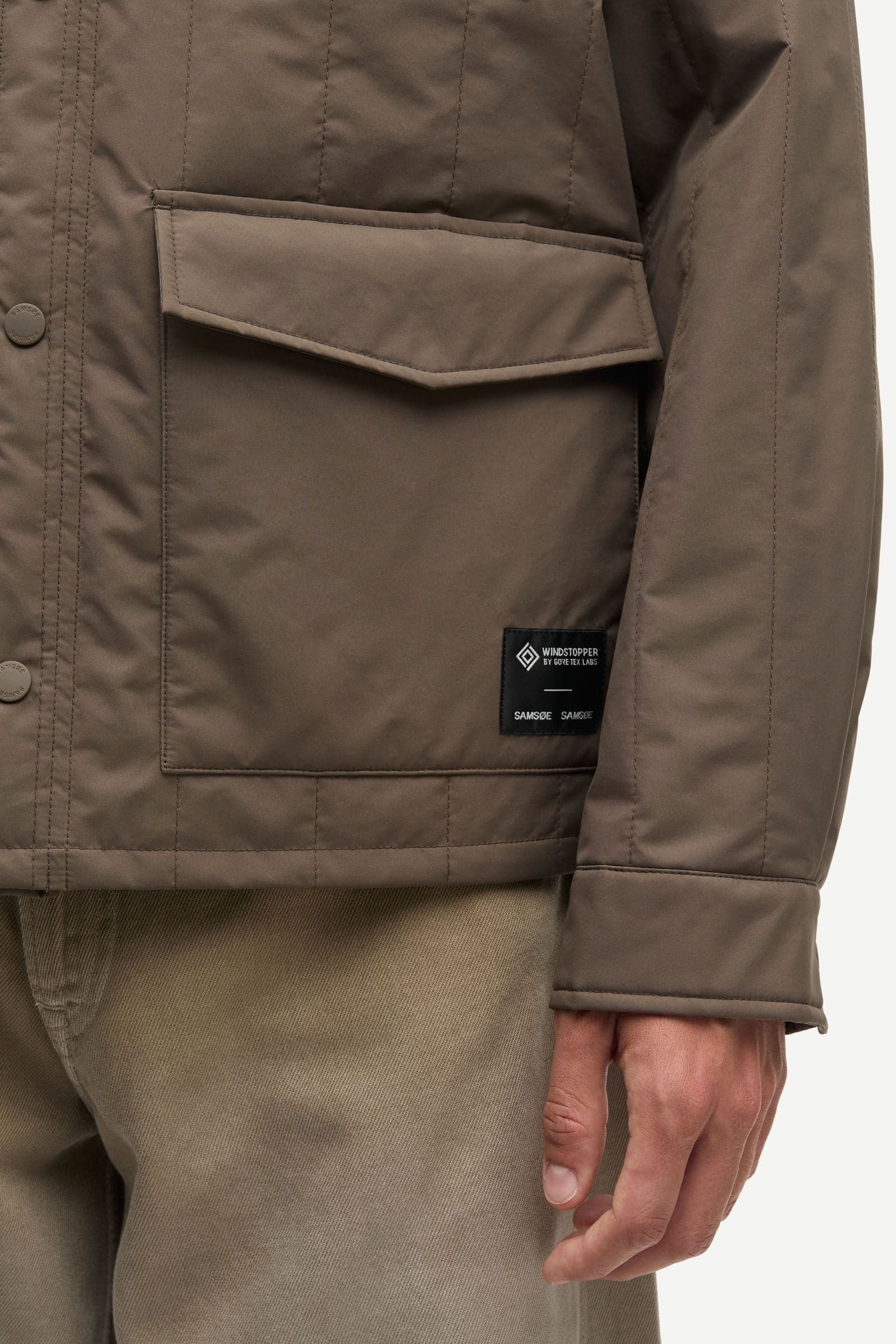 Sagavin shirt jacket 15821 Major Brown