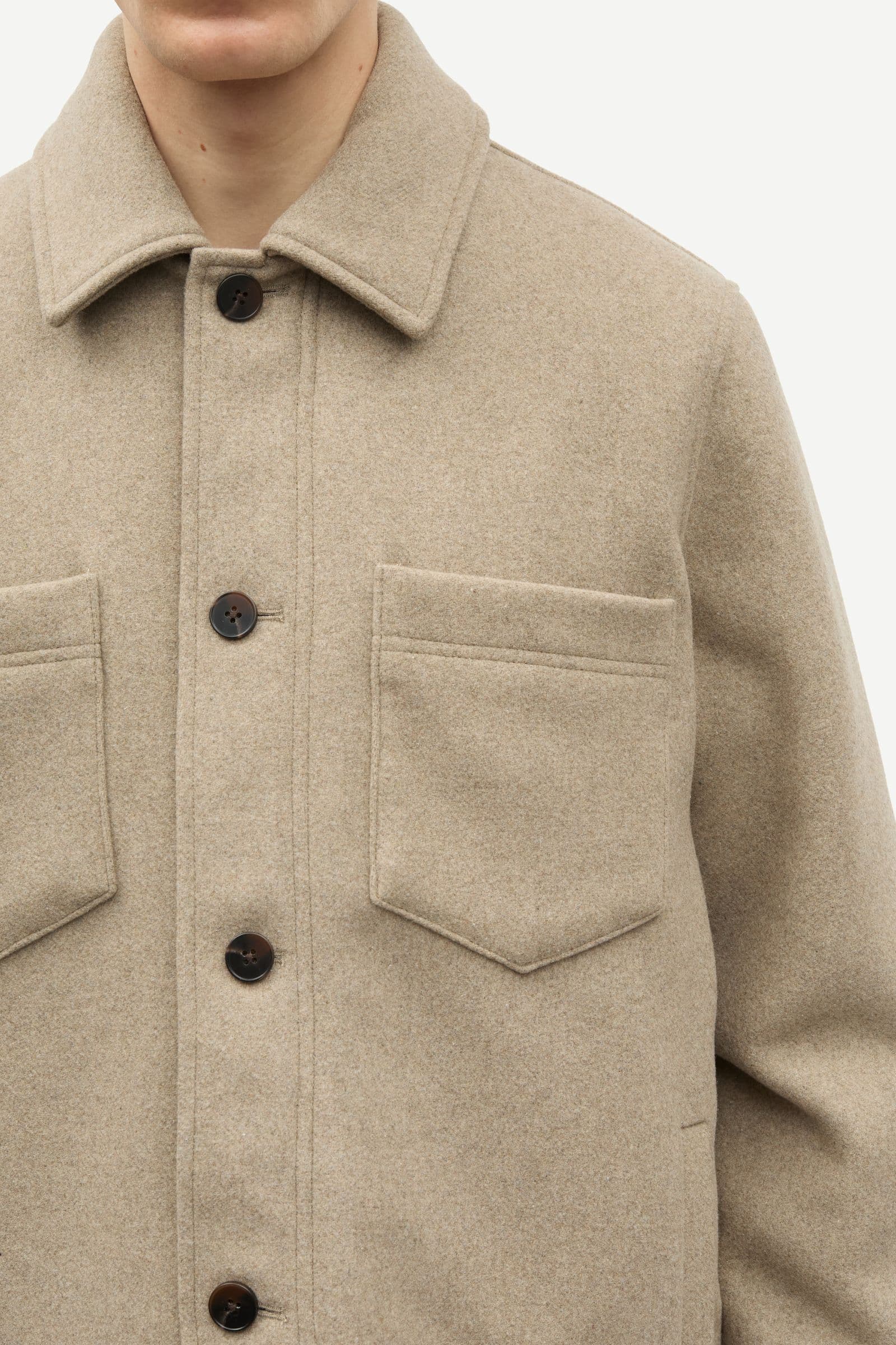 Sapally Z shirt jacket 14163 Aluminium