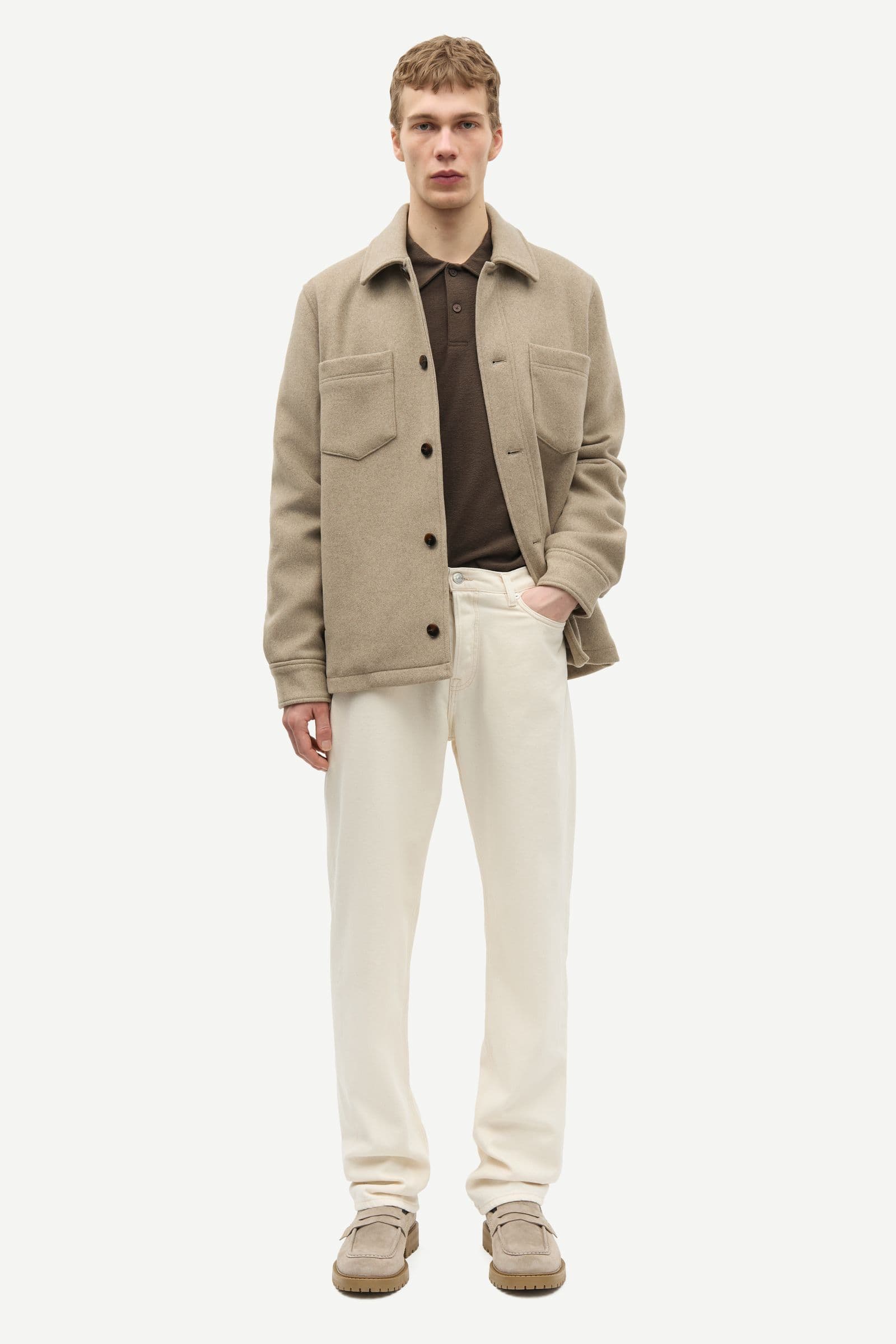 Sapally Z shirt jacket 14163 Aluminium