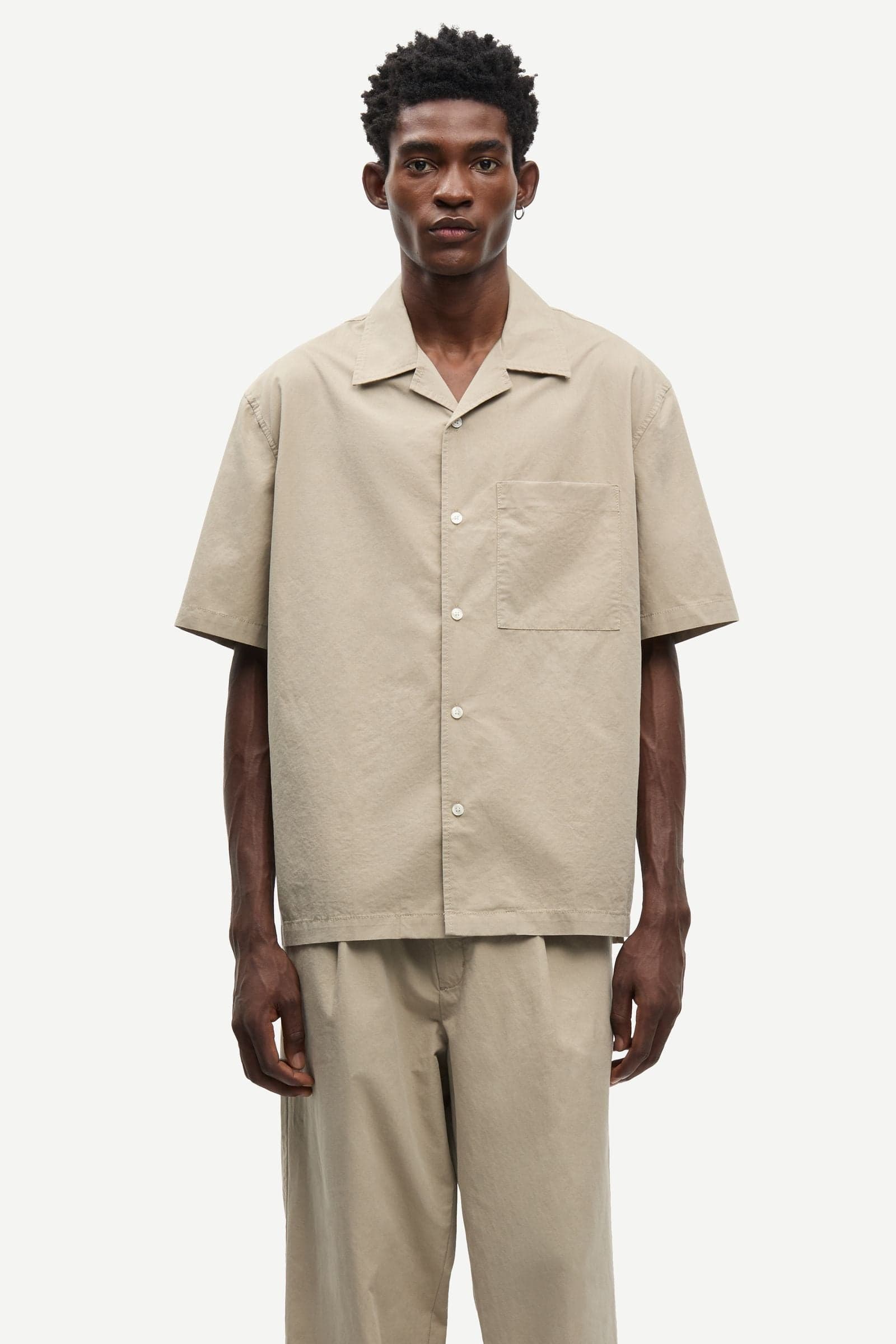 Saemerson O shirt 16068 ALUMINIUM