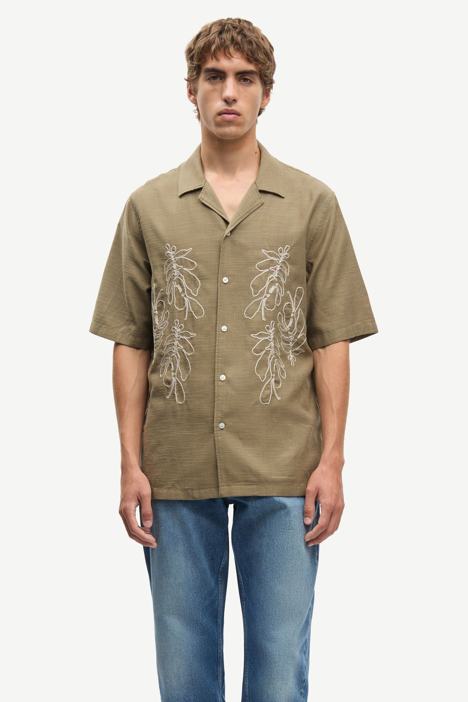 Saoscar AX shirt 16073 Dusky Green