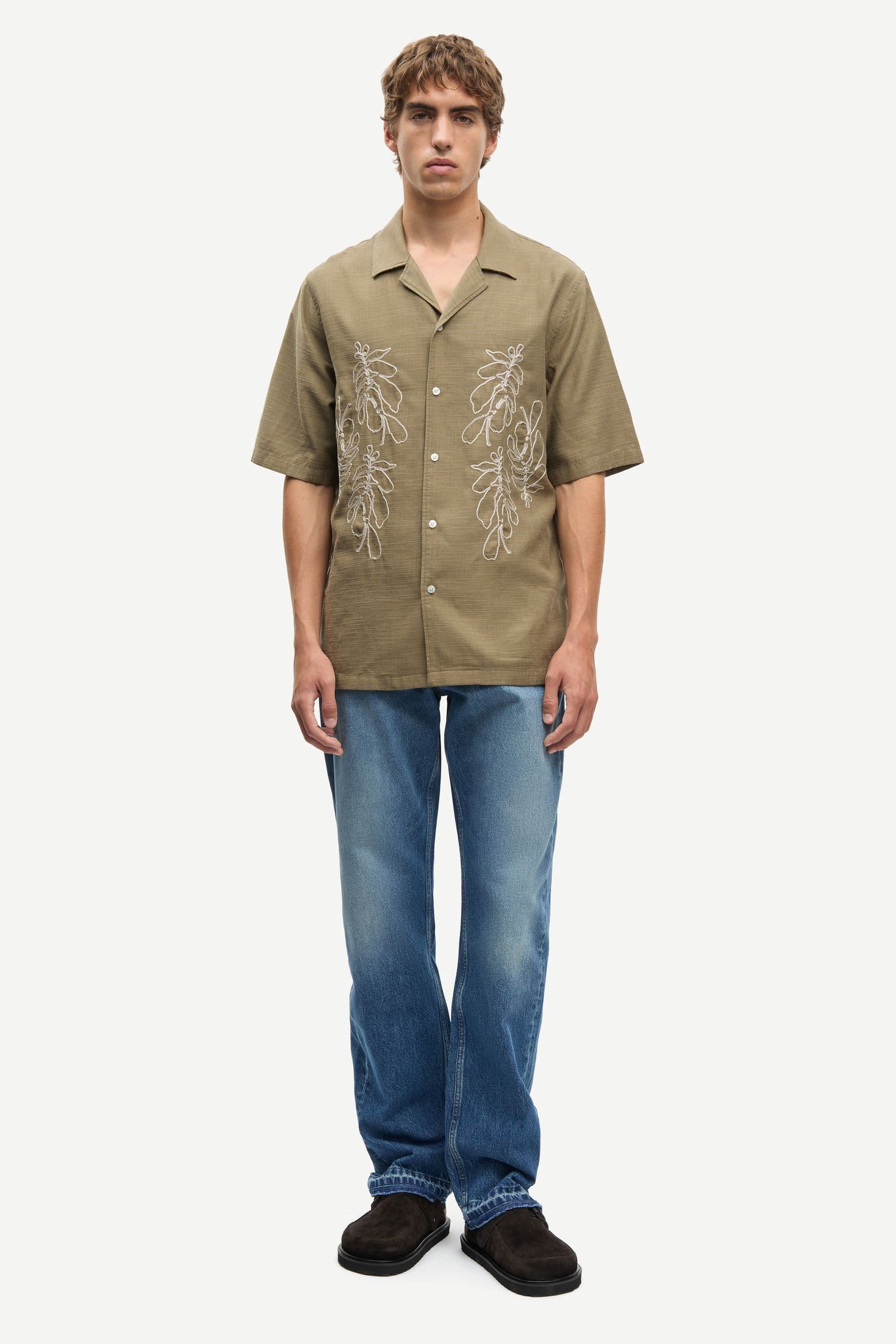 Saoscar AX shirt 16073 Dusky Green