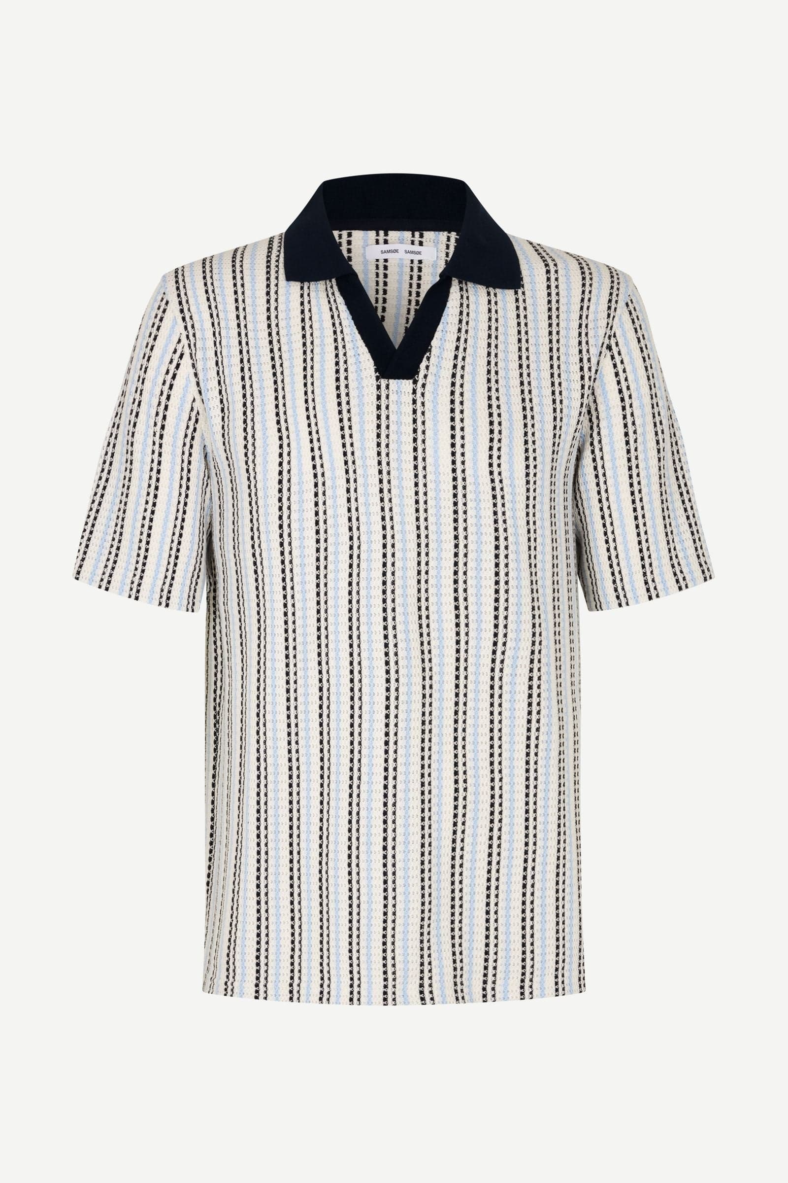 Samac v-neck polo 16091 Blue St.