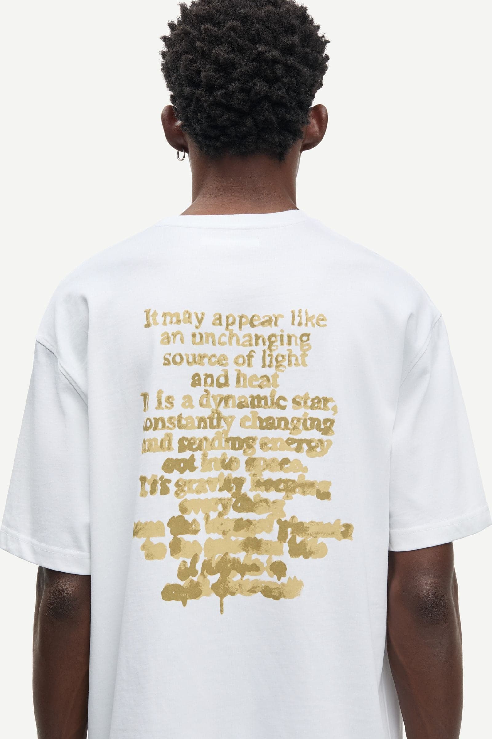 Sasteven t-shirt 11725 Yellow Melt