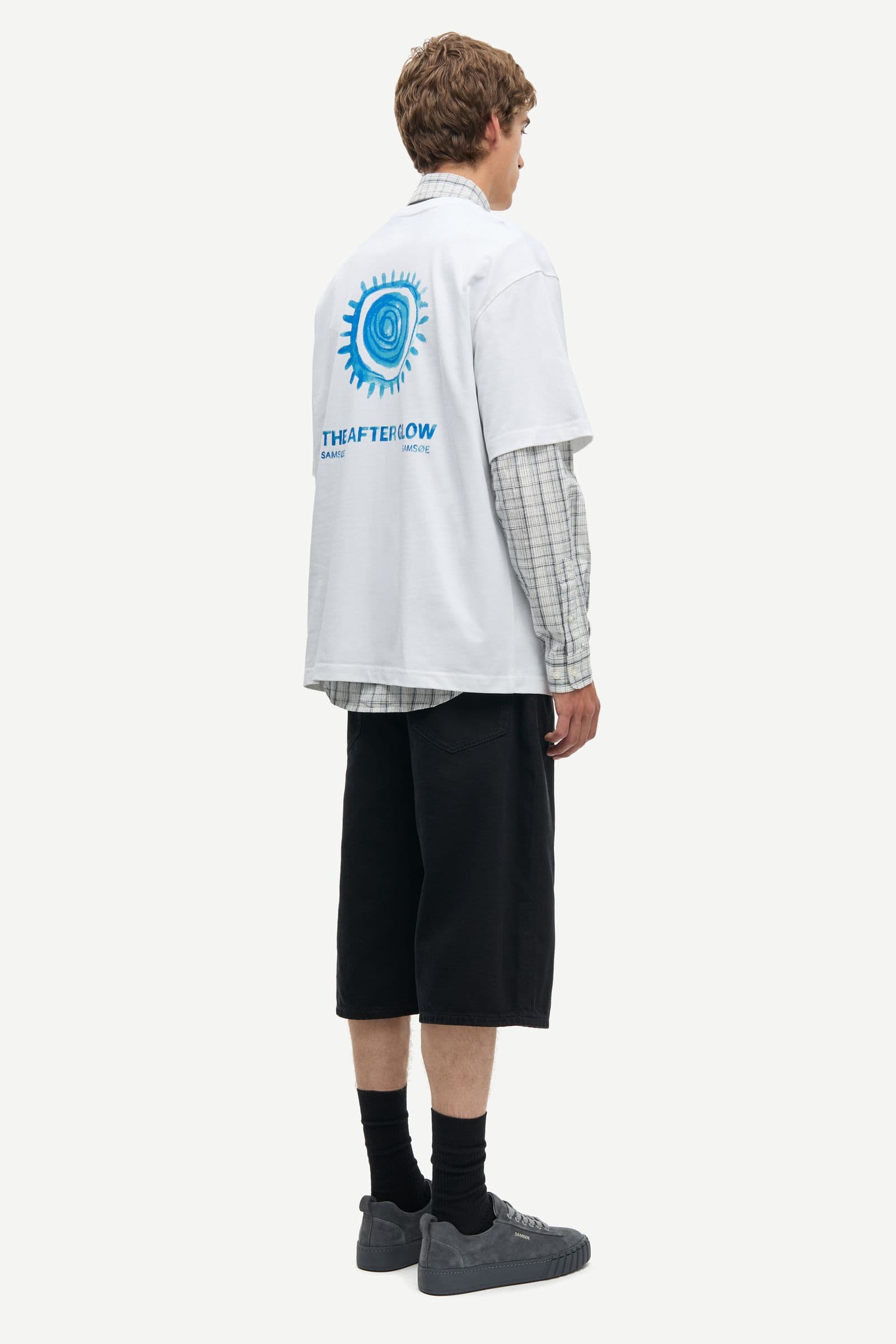 Sasteven t-shirt 11725 Blue Spiral