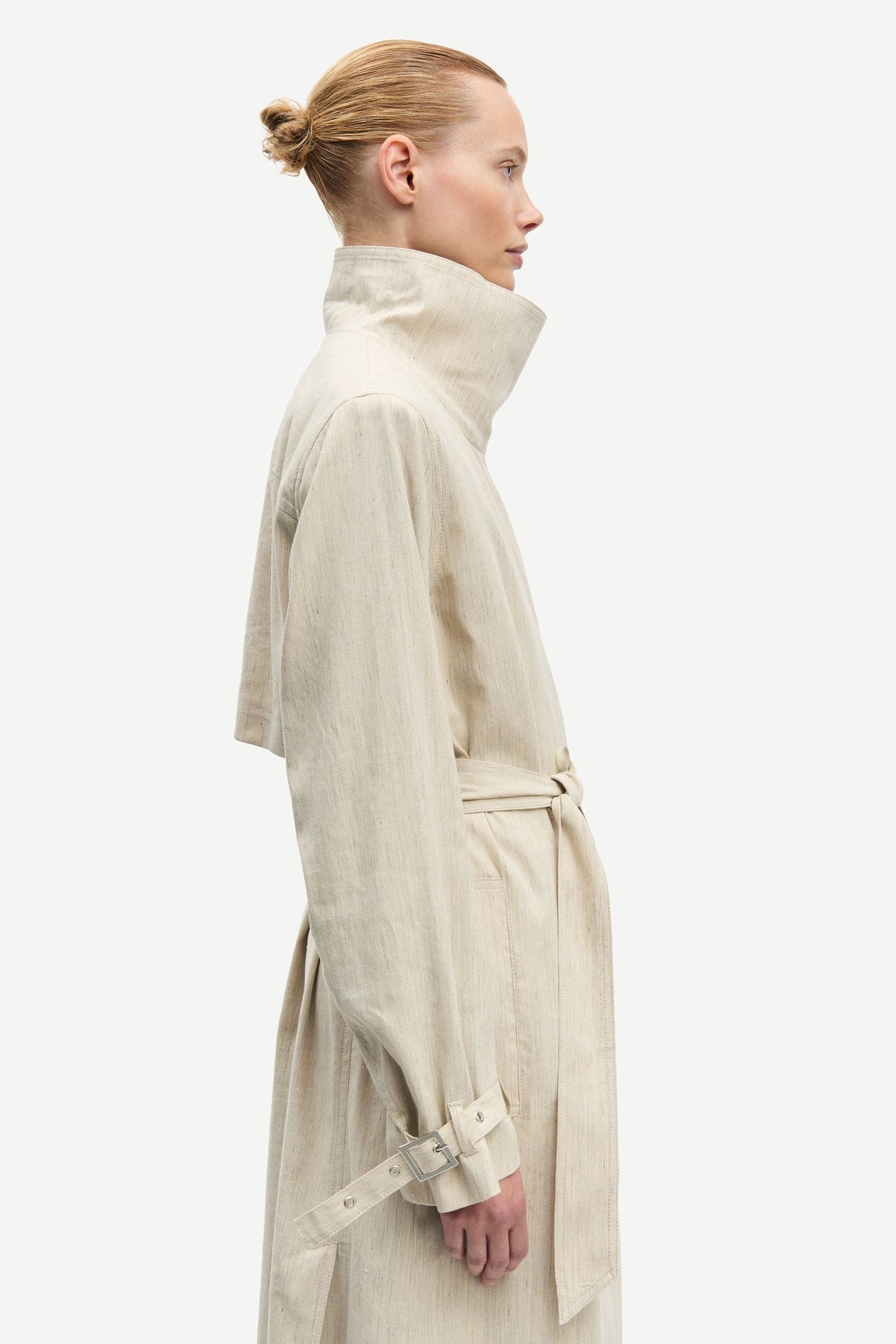 Sabianca coat 16050 Natural Mel.