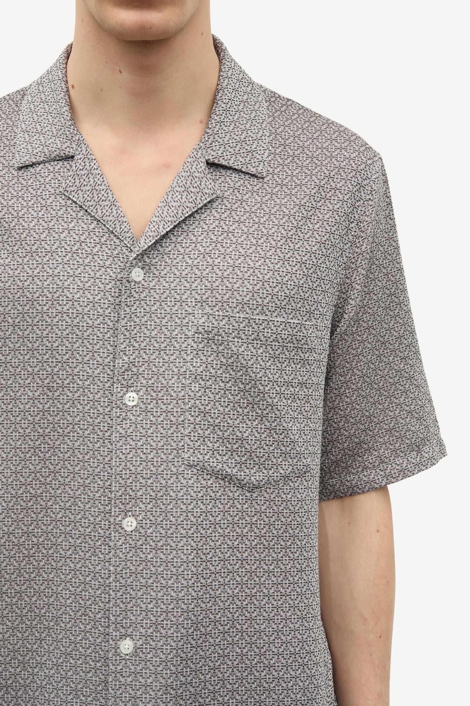 Saoscar AP shirt 16125 Brown Tile