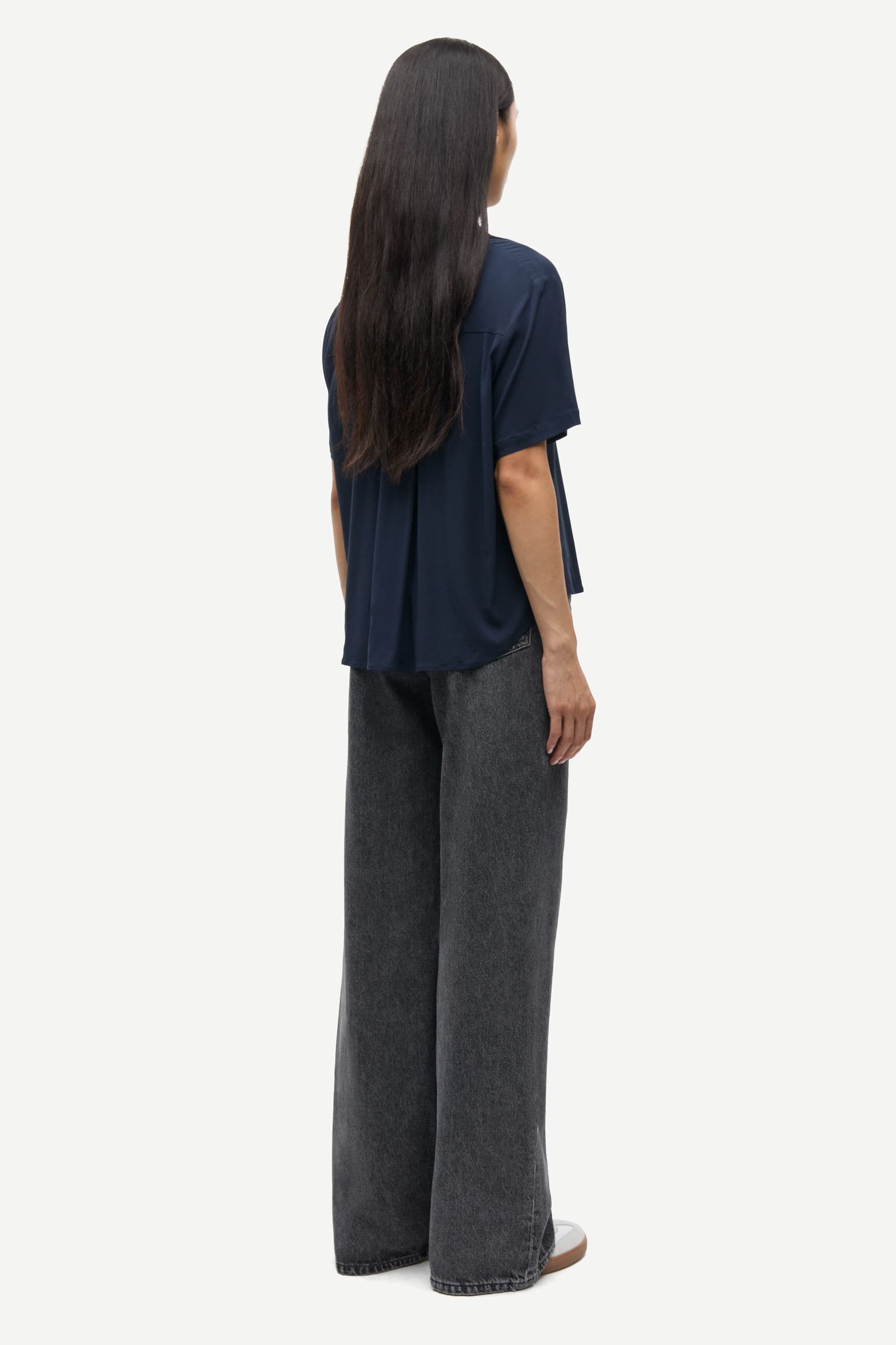 Saminna SS shirt 9942 DARK SAPPHIRE