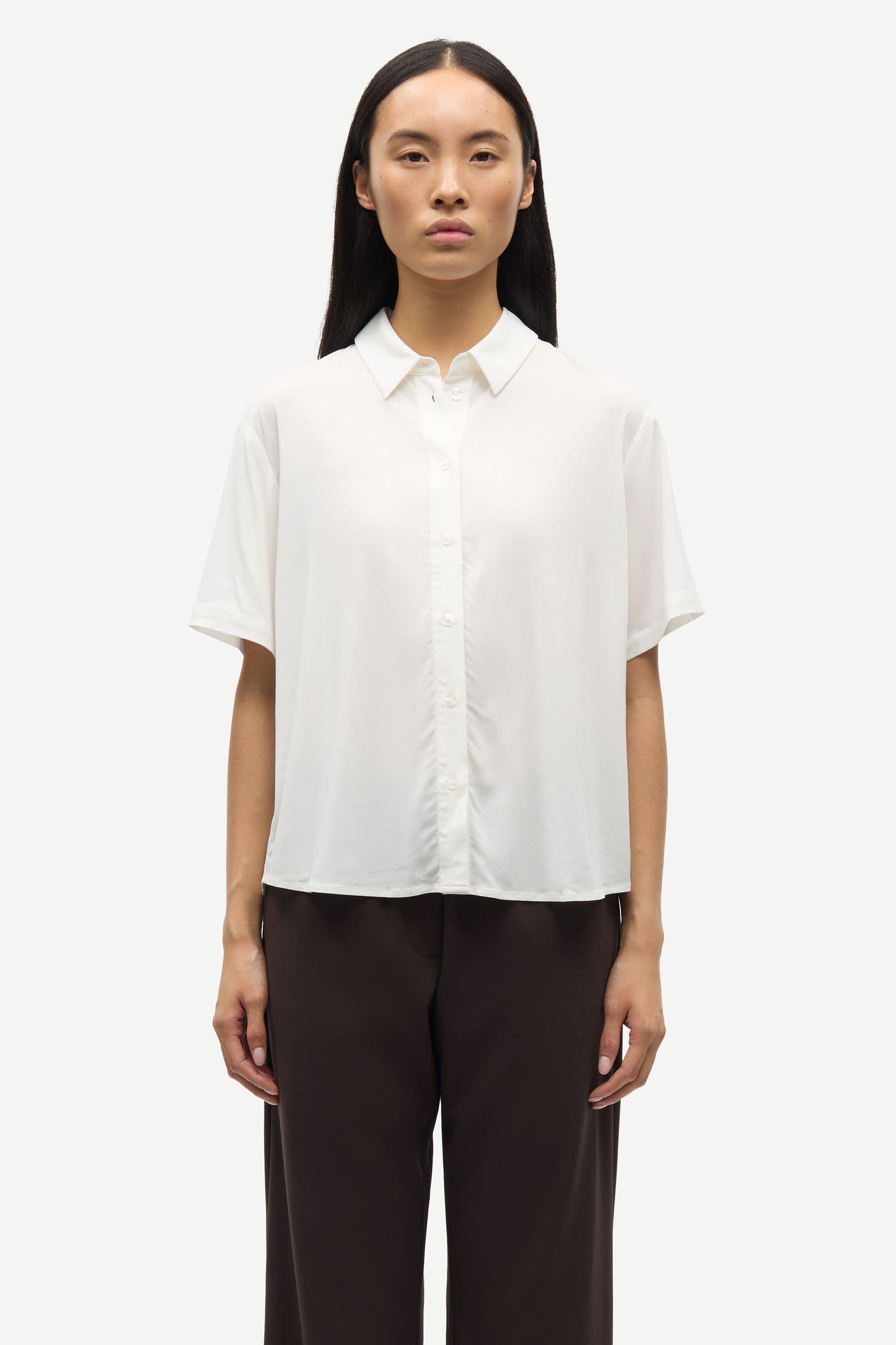 Saminna SS shirt 9942 Clear Cream