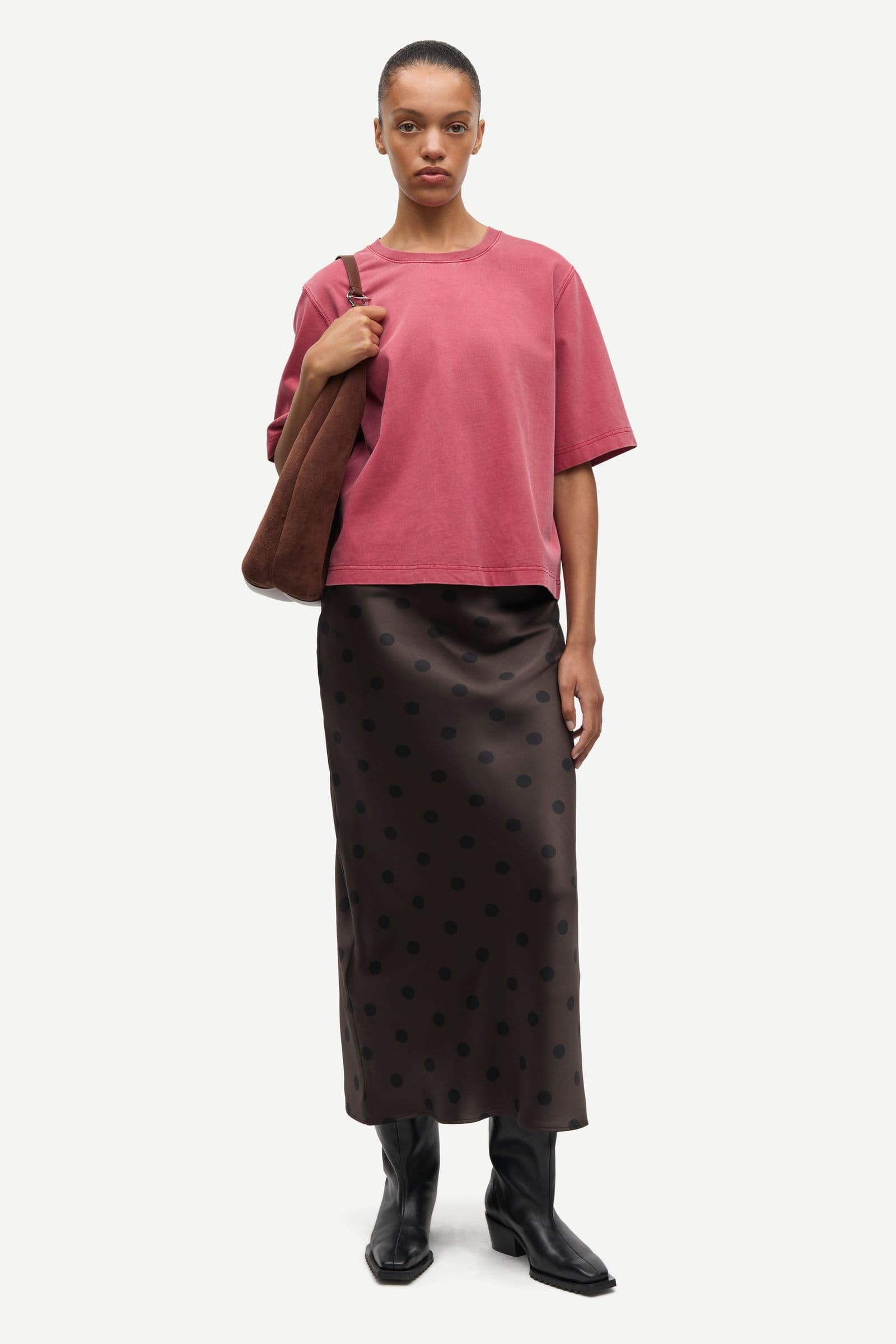 Saabby t-shirt 11725 Tomato Red Pigment