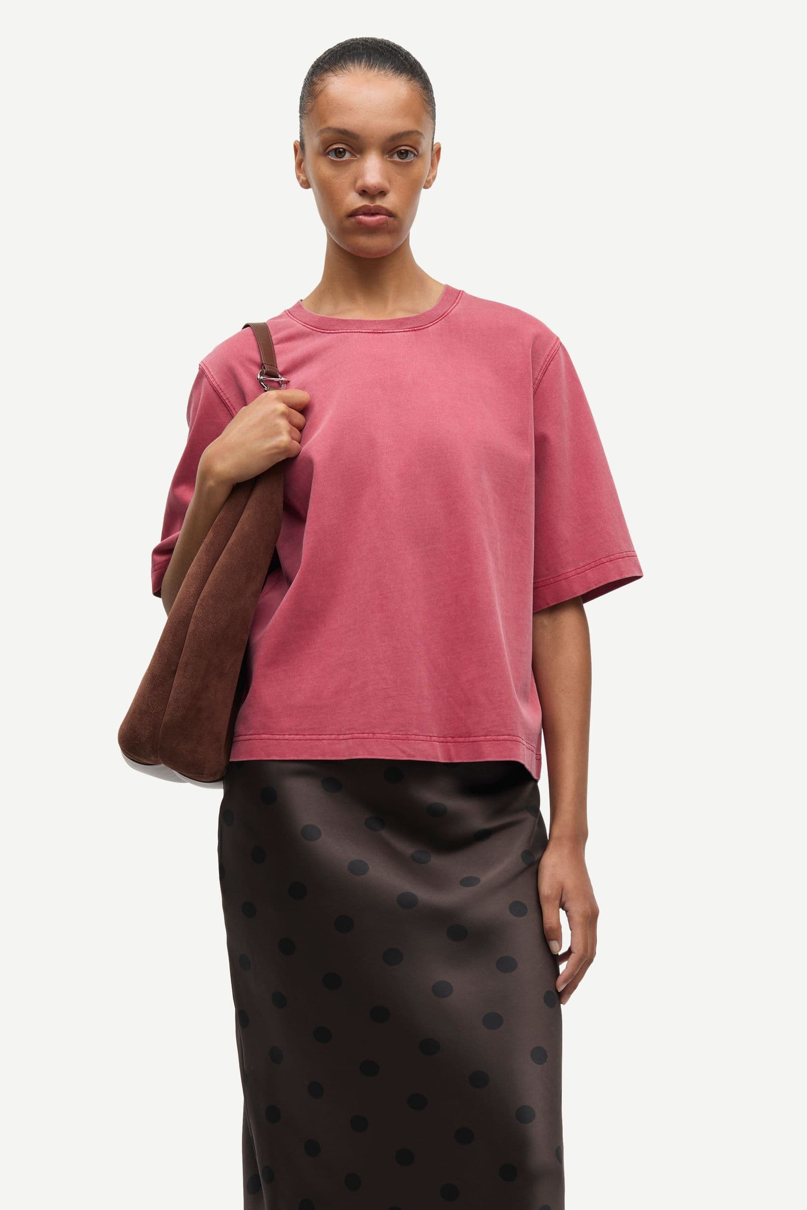 Saabby t-shirt 11725 Tomato Red Pigment