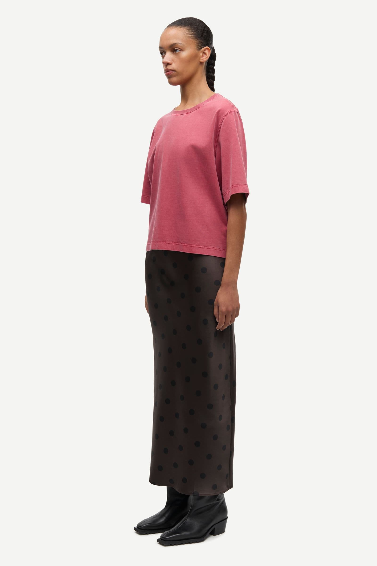 Saabby t-shirt 11725 Tomato Red Pigment