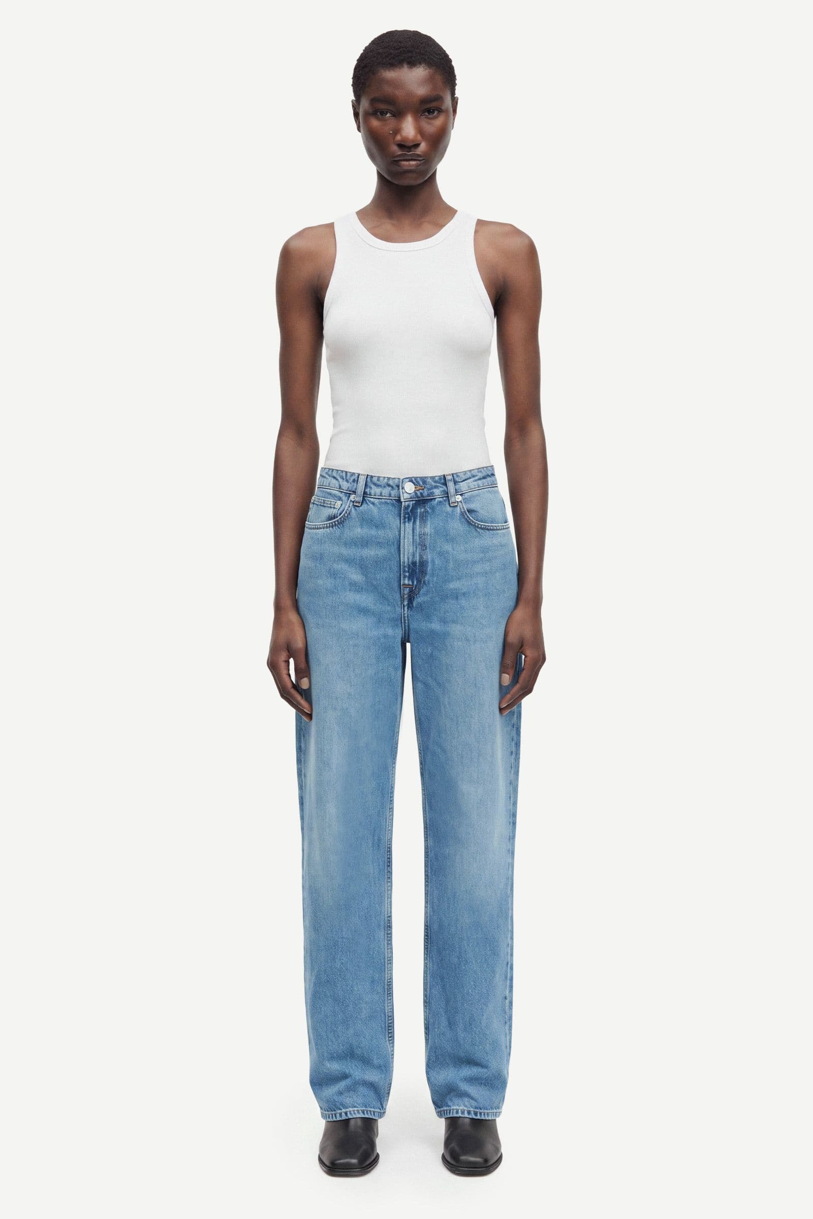 Sashelly jeans pleat 16138 Retro wash