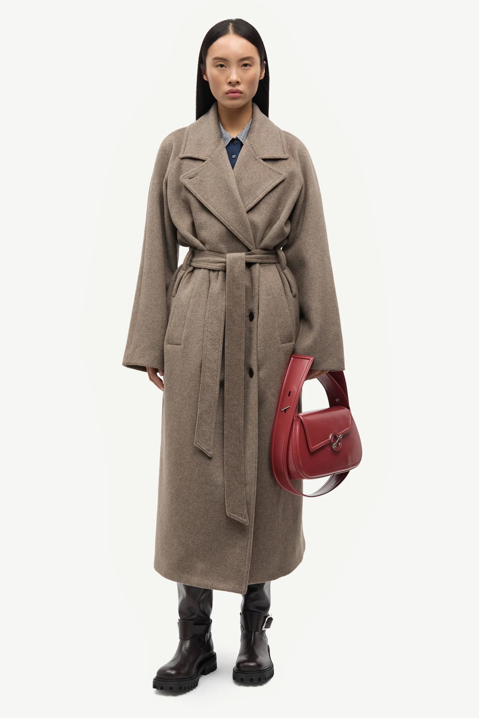 Sahannen coat 15772 Lead Gray Mel.