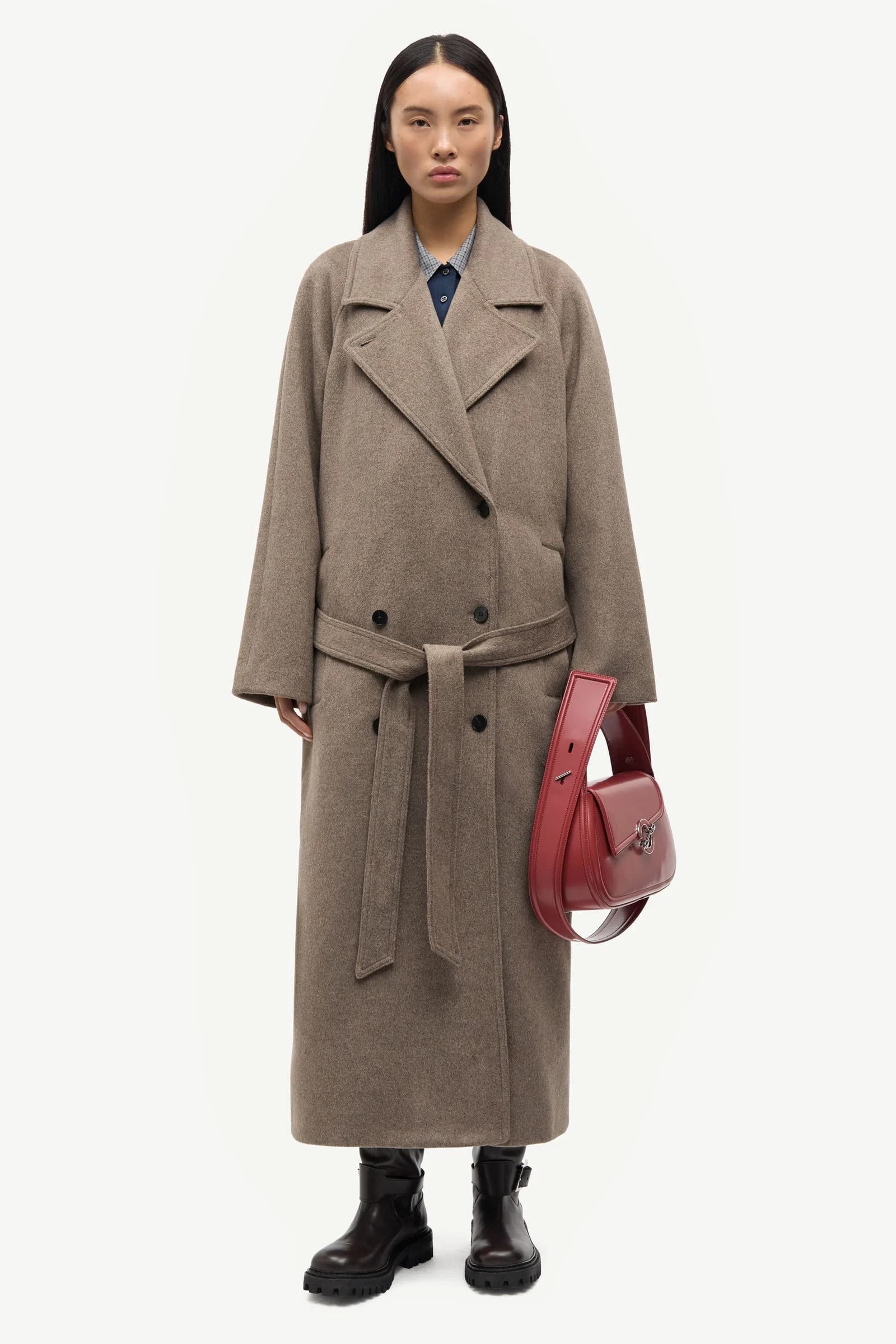 Sahannen coat 15772 Lead Gray Mel.