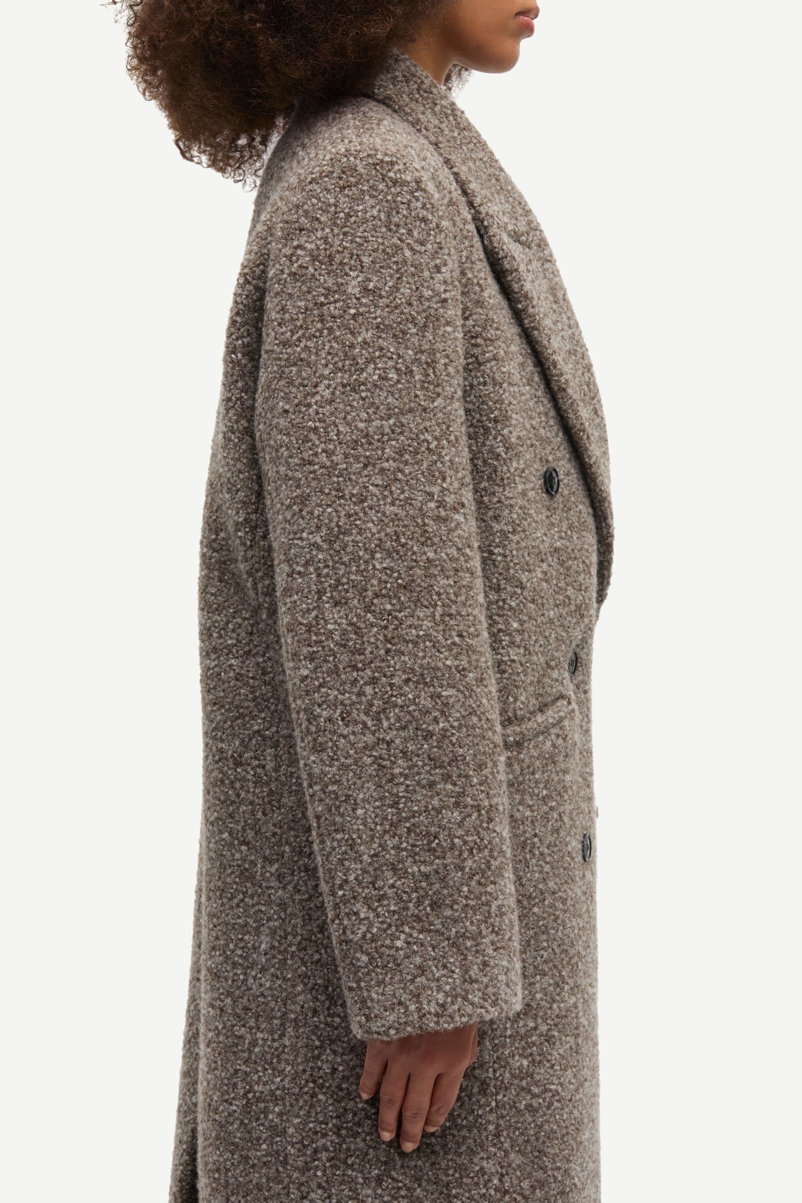Sajilla coat 16169 Brown mel.