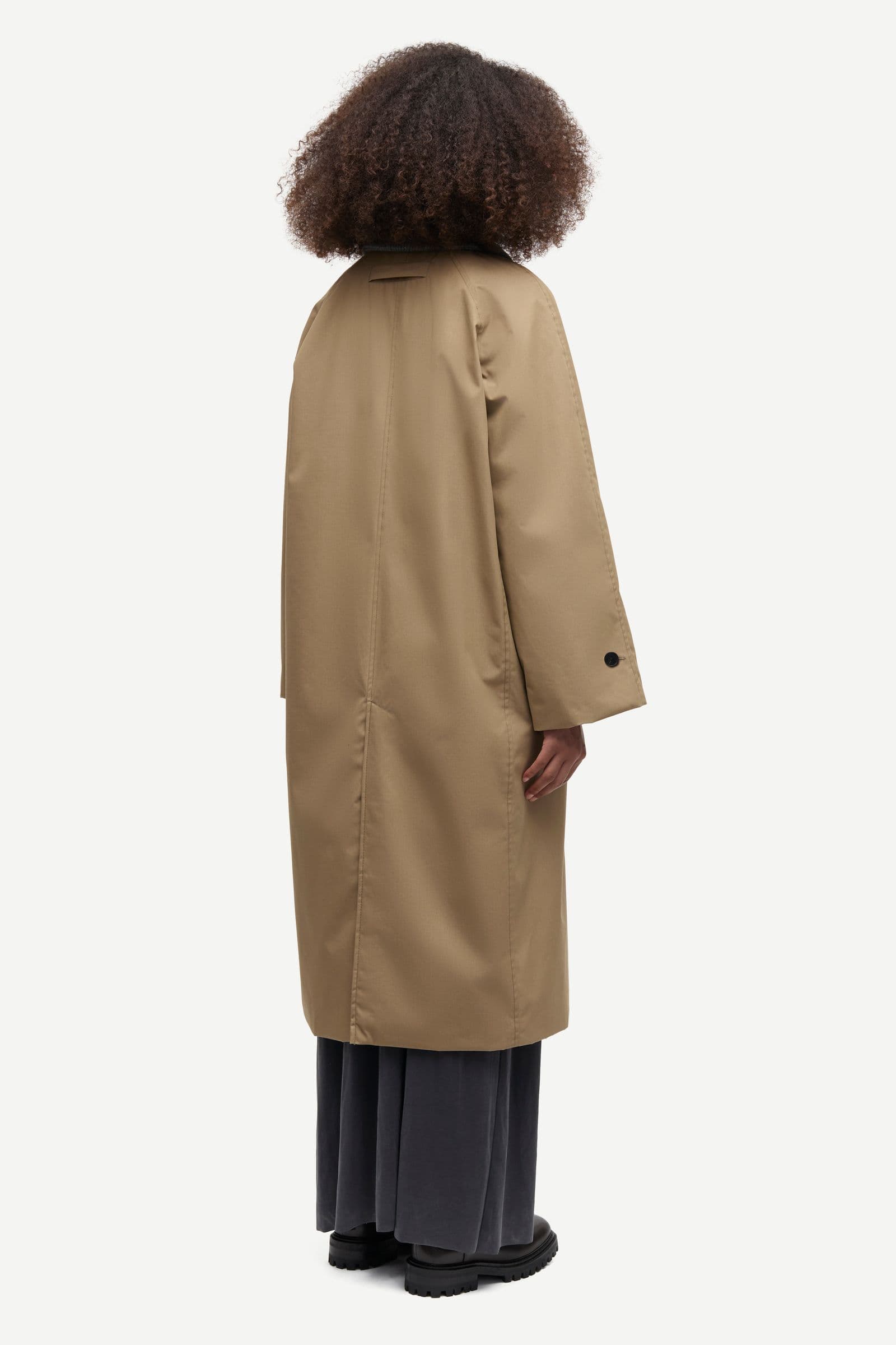 Saalmys coat 15923 Lead Gray