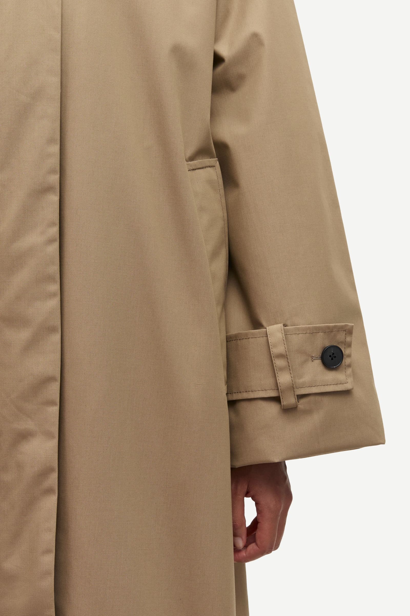 Saalmys coat 15923 Lead Gray