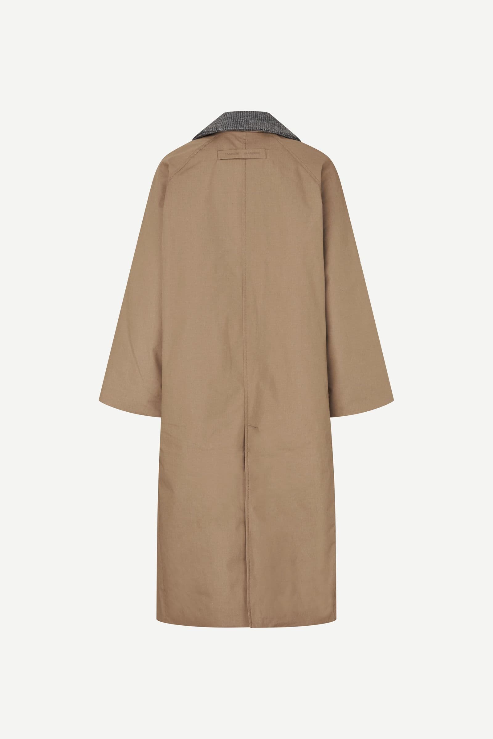 Saalmys coat 15923 Lead Gray