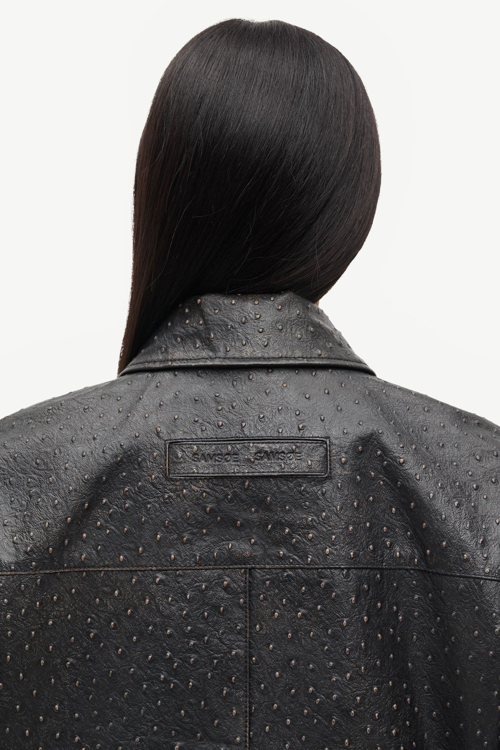 Salylo leather jacket 16175 Mulch