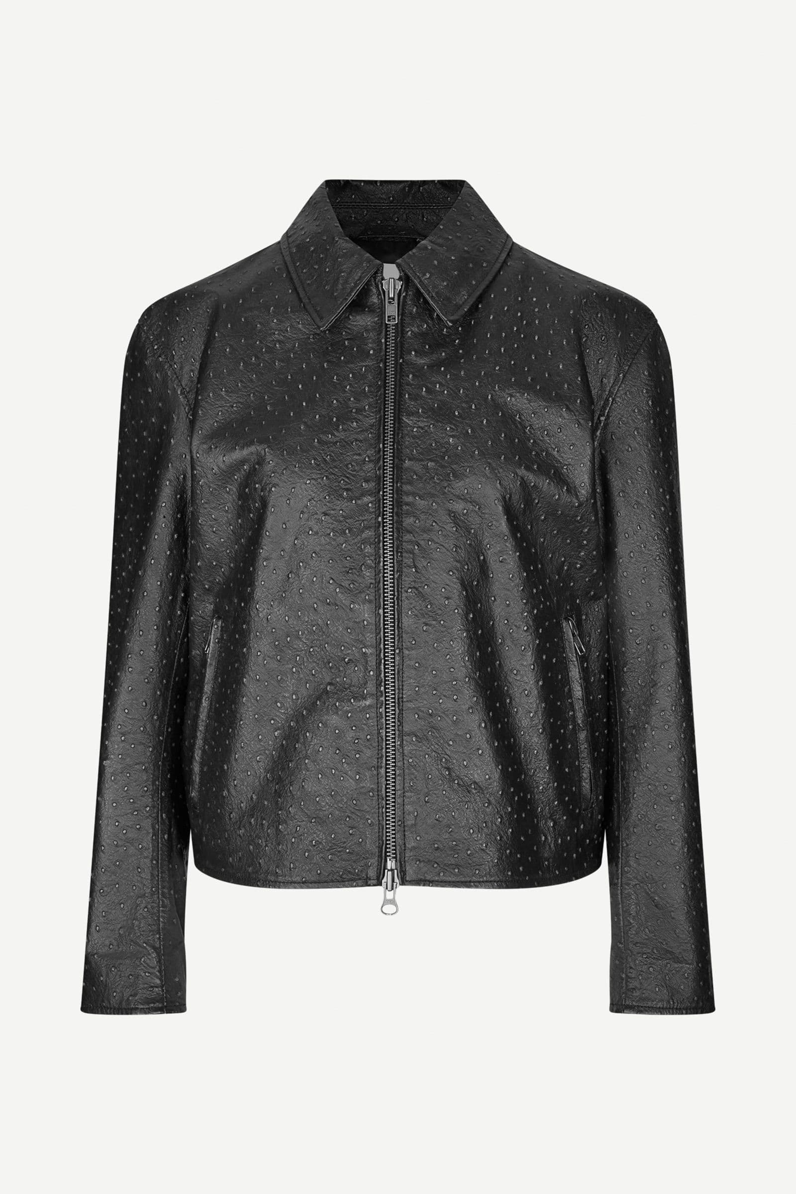 Salylo leather jacket 16175 Mulch