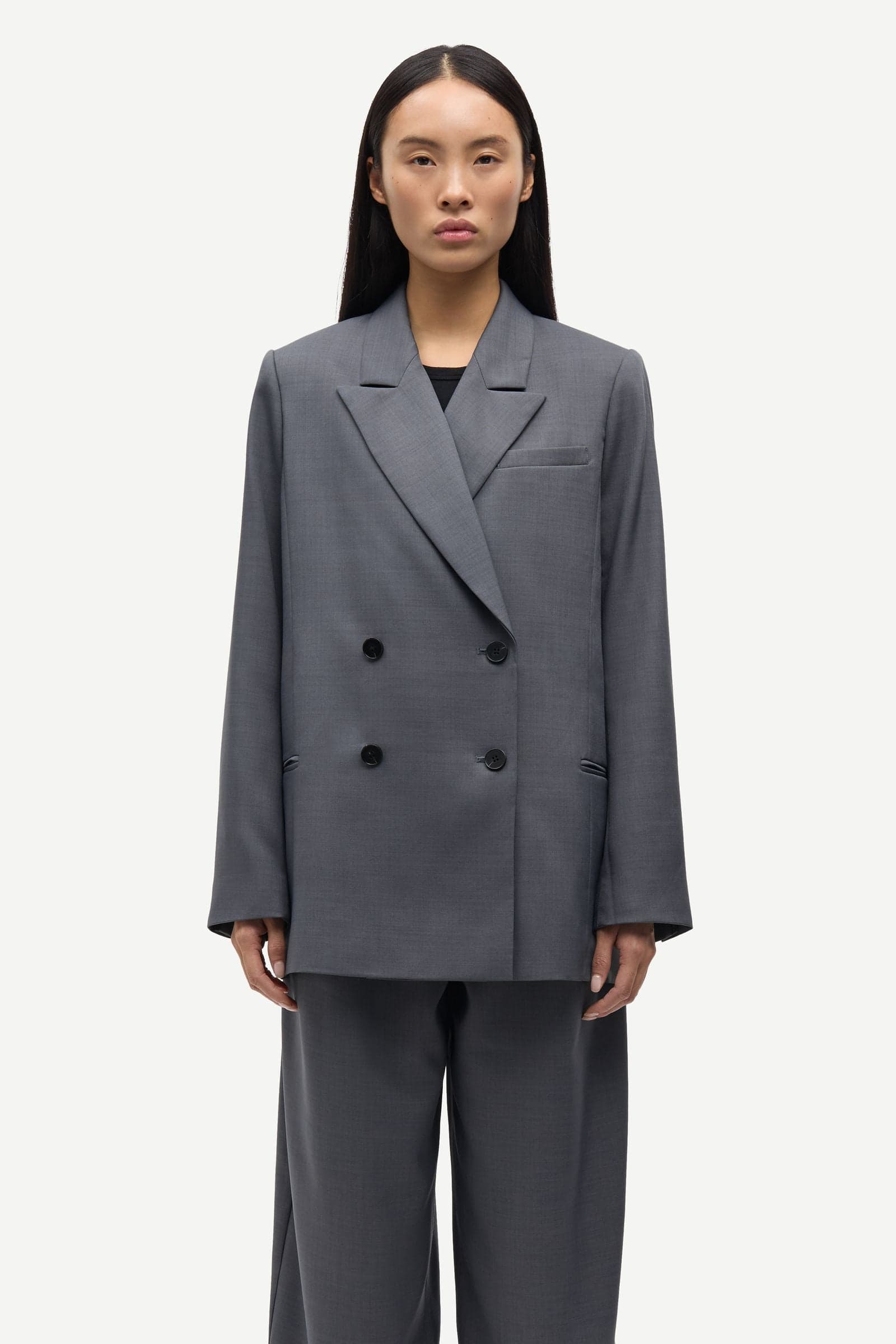Sahelly blazer 16178 Dark grey mel.
