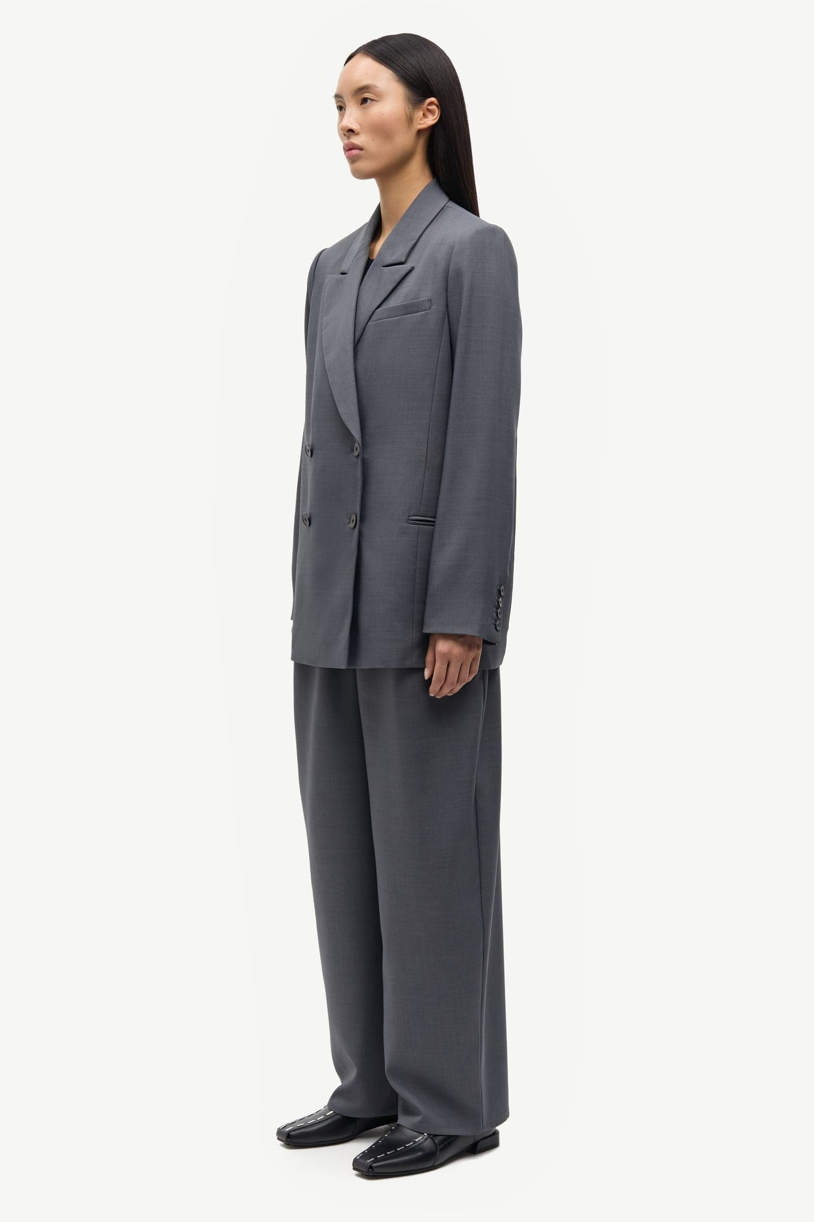Sahelly blazer 16178 Dark grey mel.