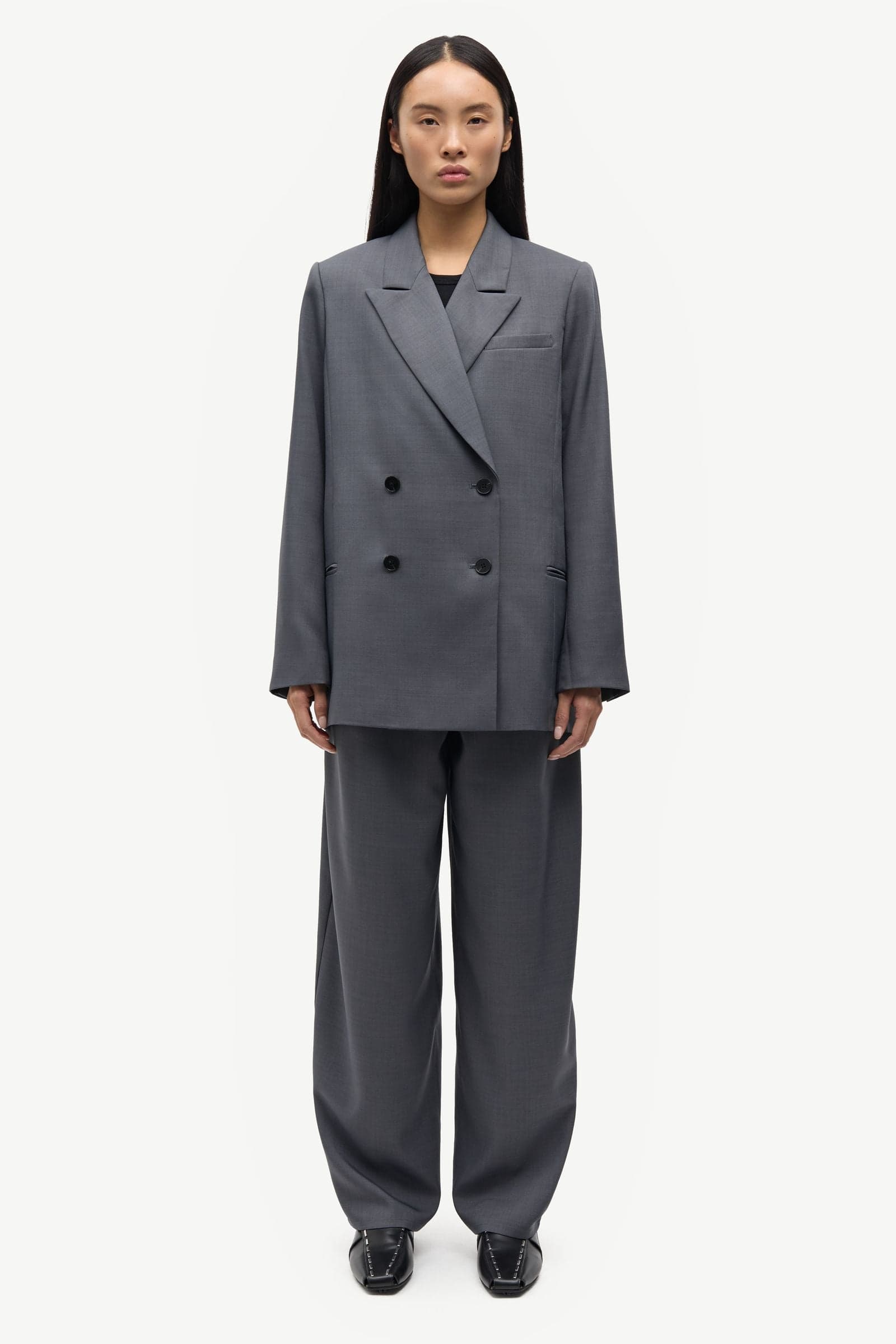 Sahelly blazer 16178 Dark grey mel.