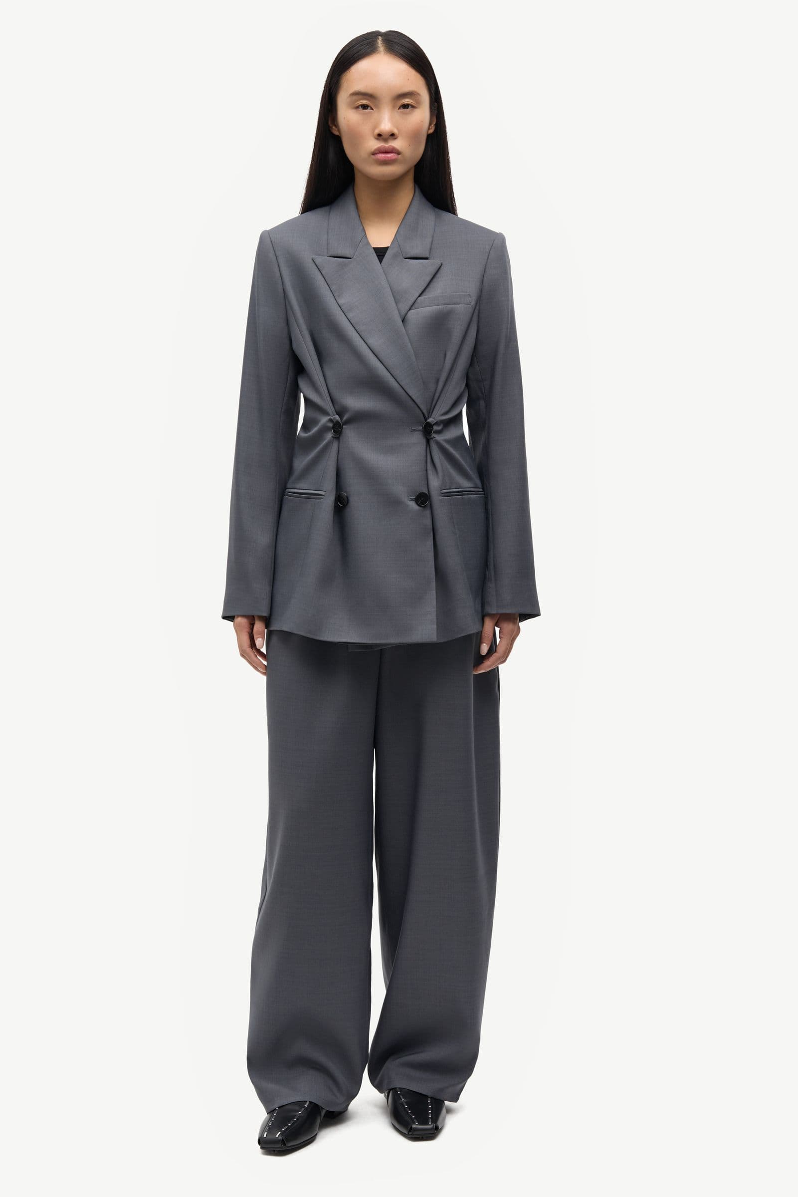 Sahelly blazer 16178 Dark grey mel.