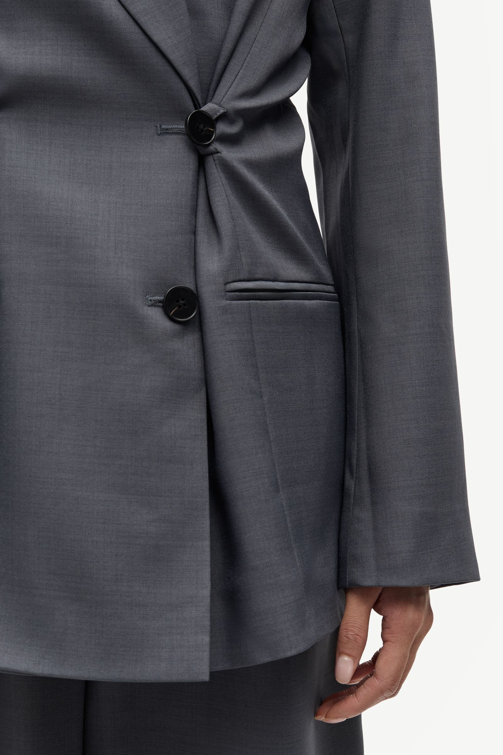 Sahelly blazer 16178 Dark grey mel.