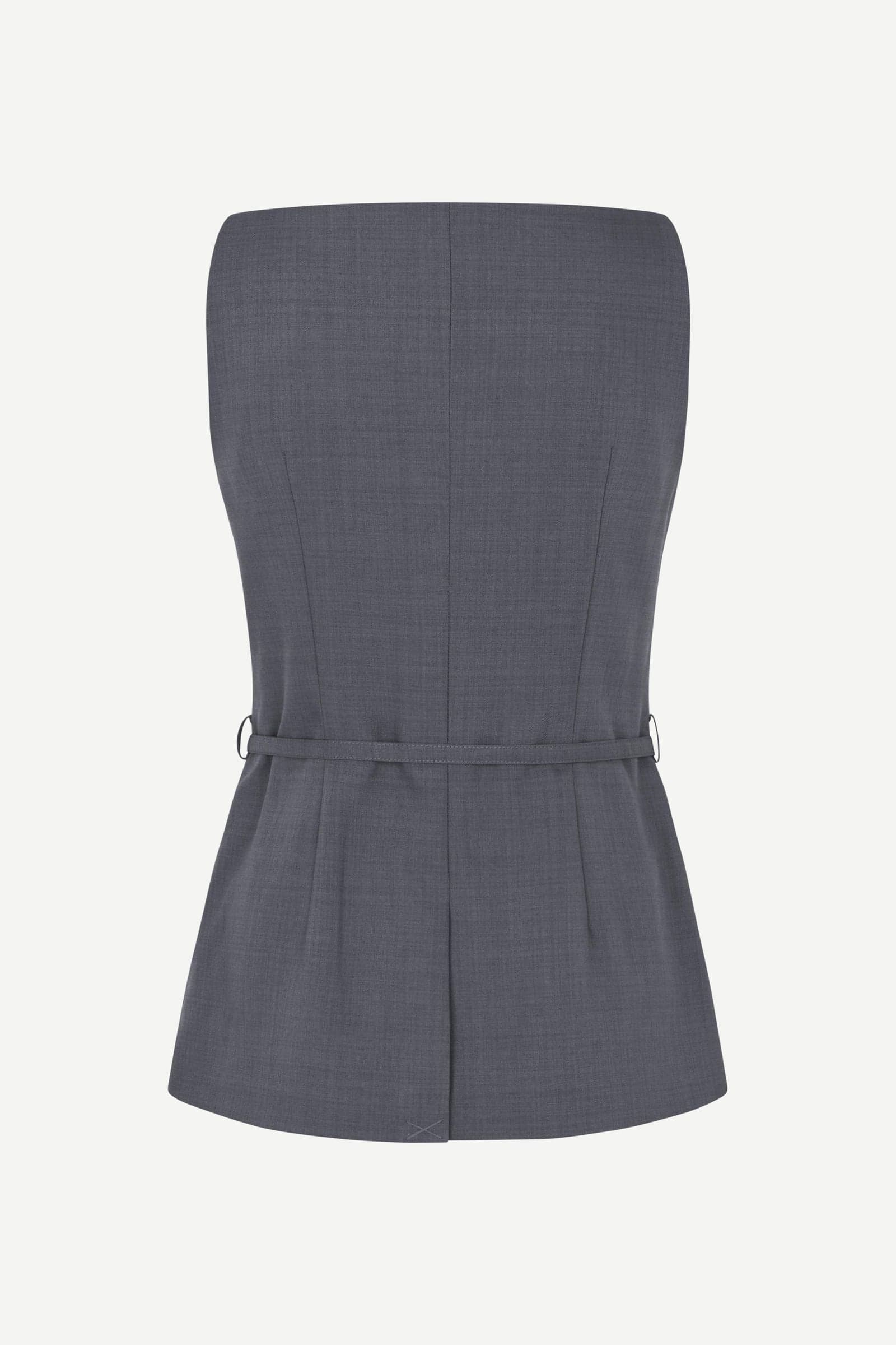 Sahelly vest 16178 Dark grey mel.